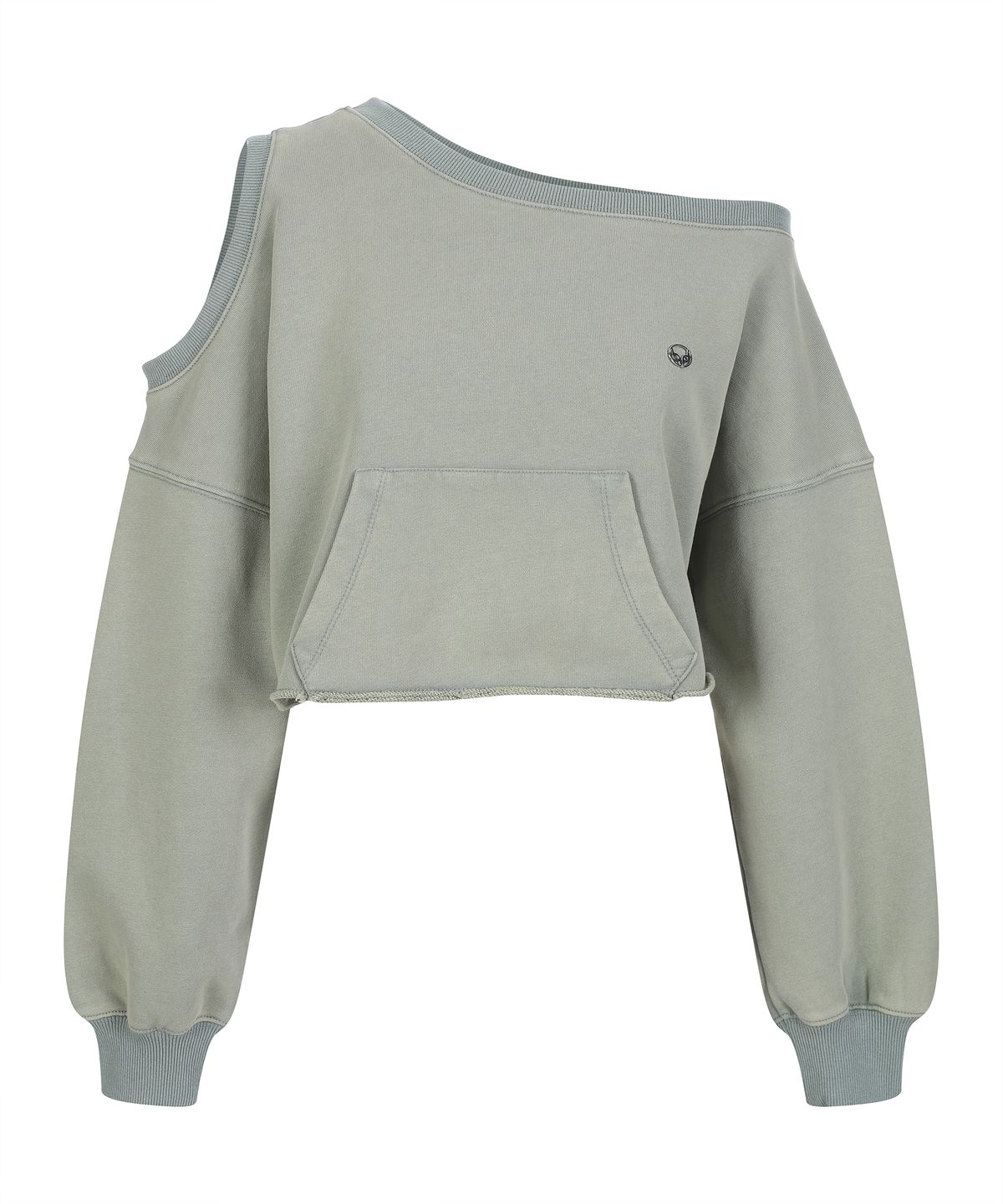 라라폭스(LALAFOX) OFF-SHOULDER SWEAT SHIRT KHAKI BQ4CL018