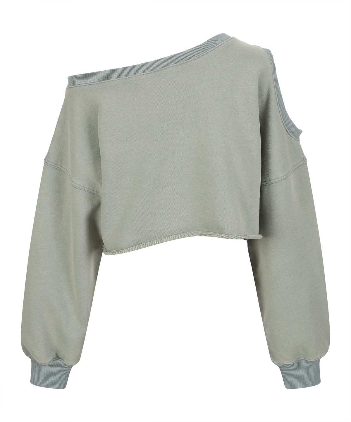라라폭스(LALAFOX) OFF-SHOULDER SWEAT SHIRT KHAKI BQ4CL018