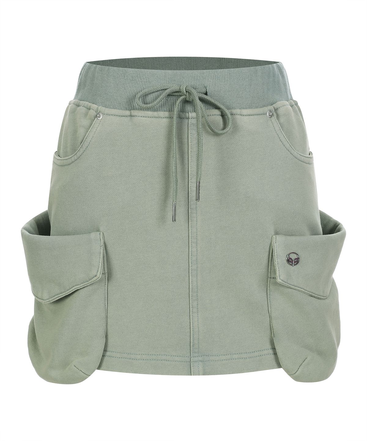 라라폭스(LALAFOX) POCKET SWEAT SKIRT KHAKI 스웻 스커트 BQ4CS001