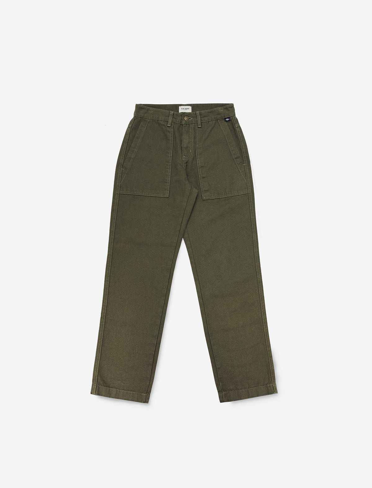 플랫웨이브 인 서울(FLATWAVE IN SEOUL) Pinn Washed Canvas Pants Khaki