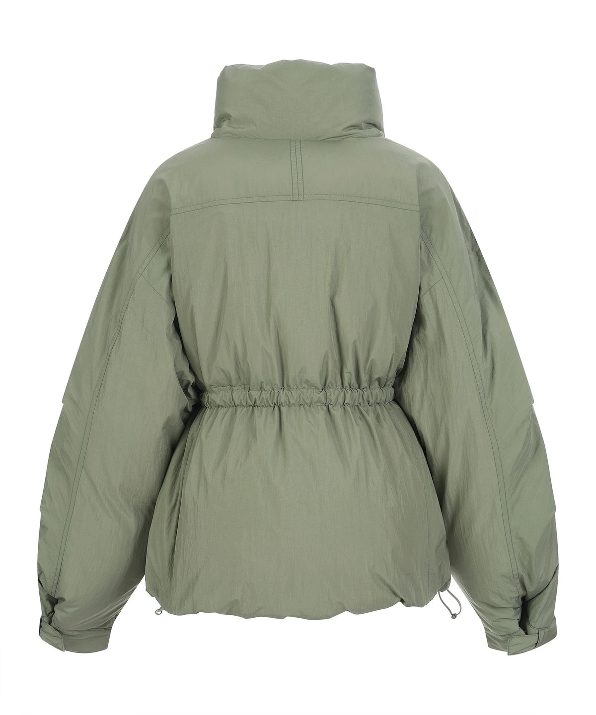 라라폭스(LALAFOX) RIBBON OVERSIZED DOWN JACKET KHAKI BQ4NZ001