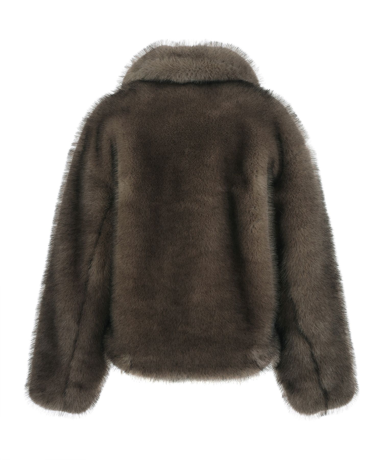 [LALAFOX] NECK FUR OVERSIZED MUSTANG JACKET /追跡付 MUSINSA | LALAFOX STRAP BUCKLE FUR JACKET GREY BQ4FJ001