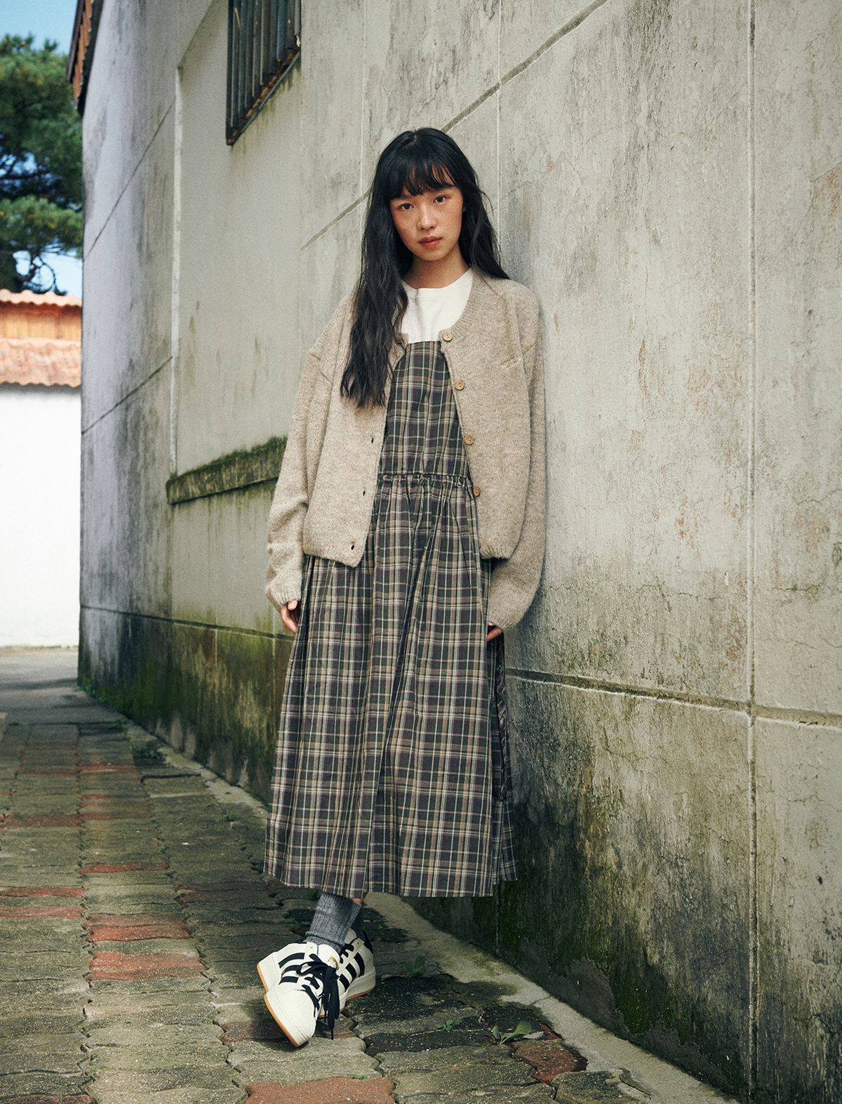 플랫웨이브 인 서울(FLATWAVE IN SEOUL) Ebbe Mild Wool Cardigan Beige