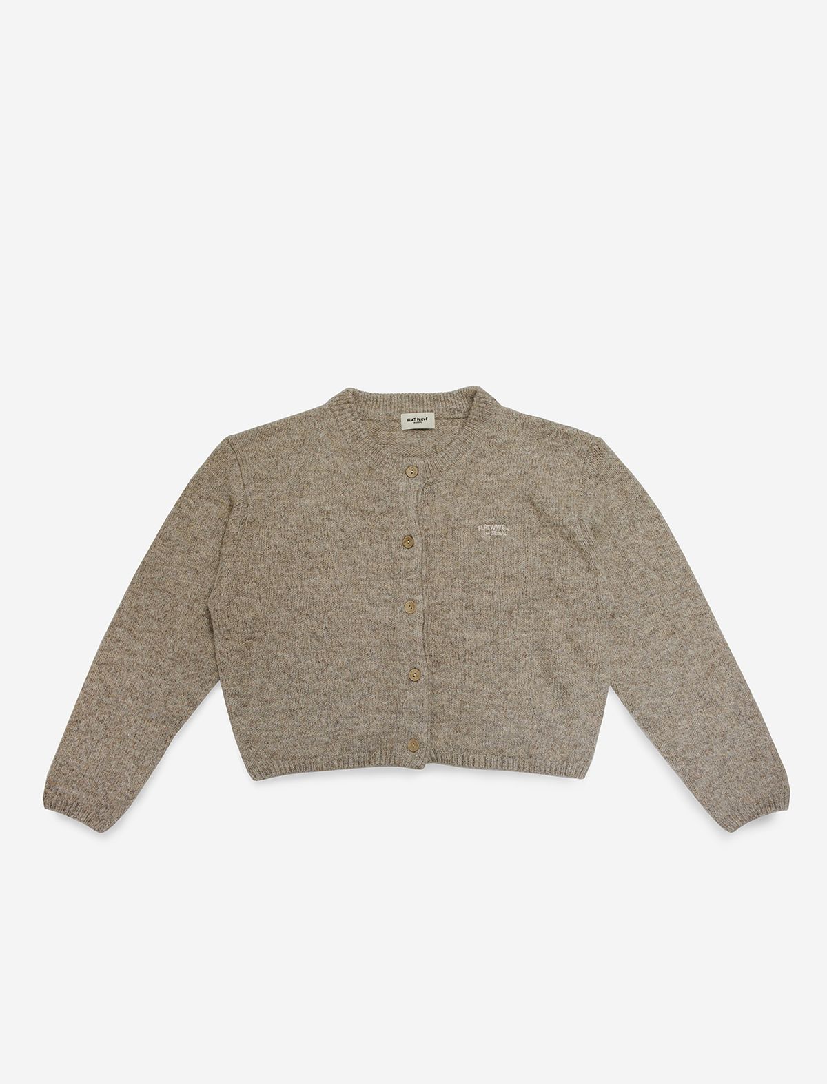 플랫웨이브 인 서울(FLATWAVE IN SEOUL) Ebbe Mild Wool Cardigan Beige