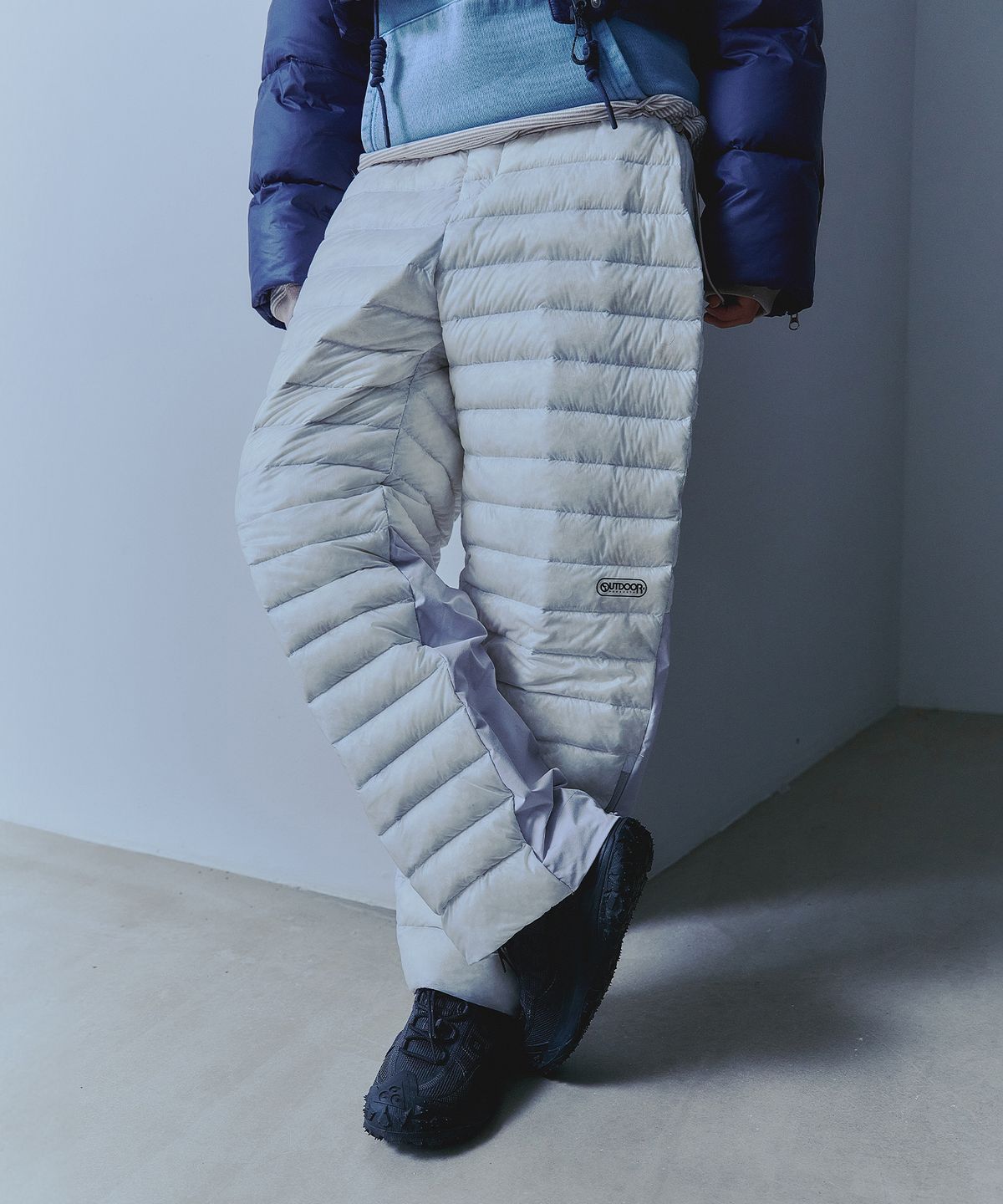 아웃도어 프로덕츠(OUTDOOR PRODUCTS) LIGHT WEIGHT DOWN PANTS (WHITE)