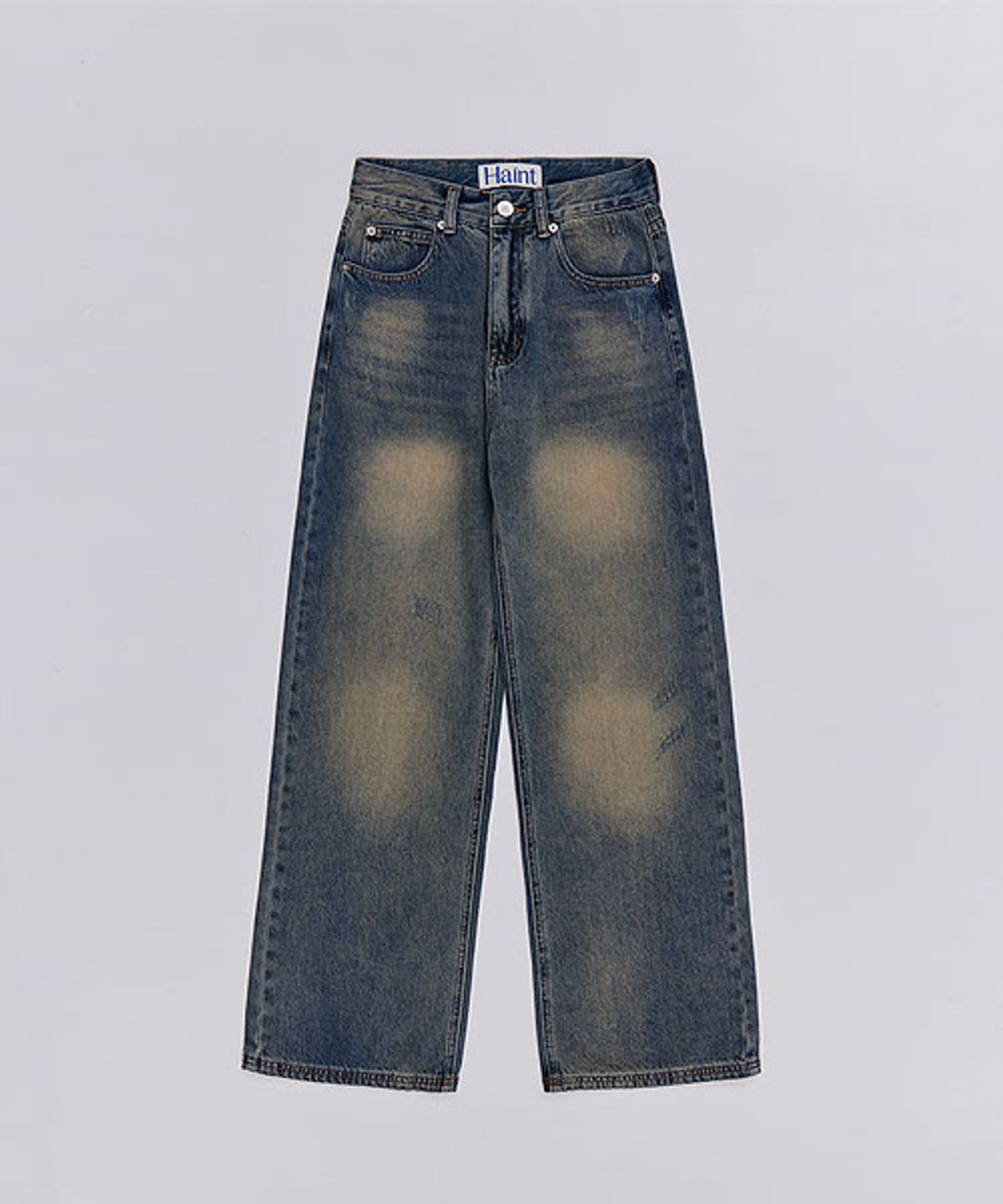 헤인트(HAINT) MARY STRAIGHT WIDE DENIM