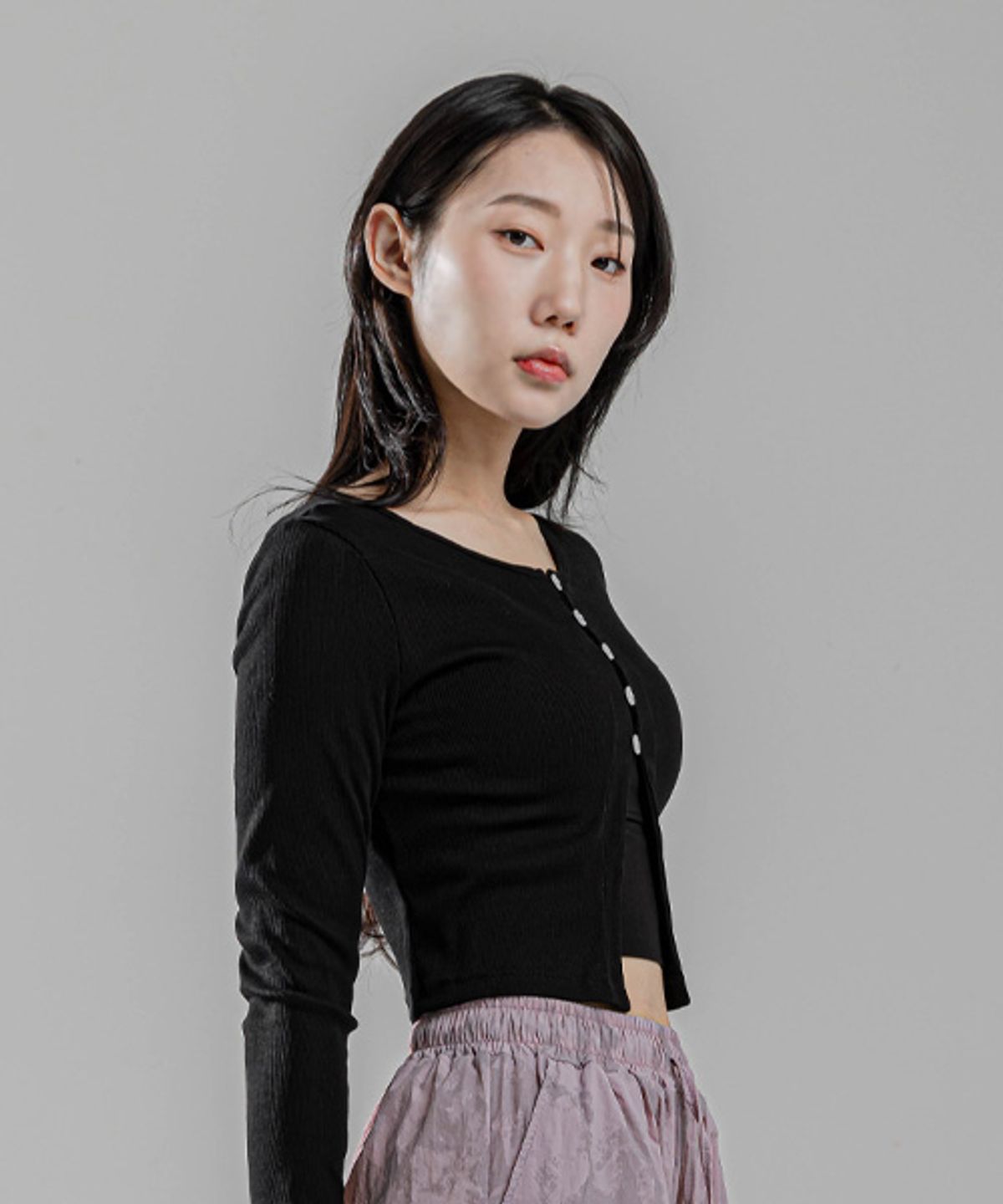 모어아웃(MOREOUT) 여성요가복 A 커버업 가디건 3TT4366