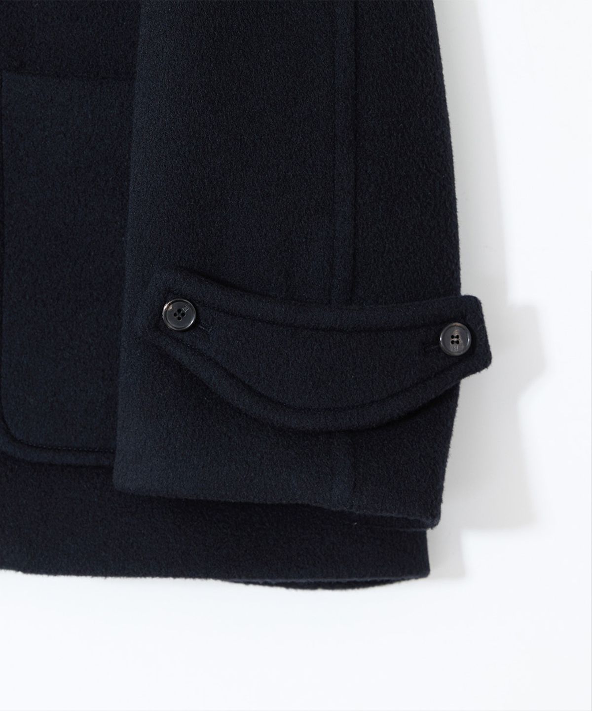 홀리선(HORLISUN) Newyear Wool Half Coat Dark Navy