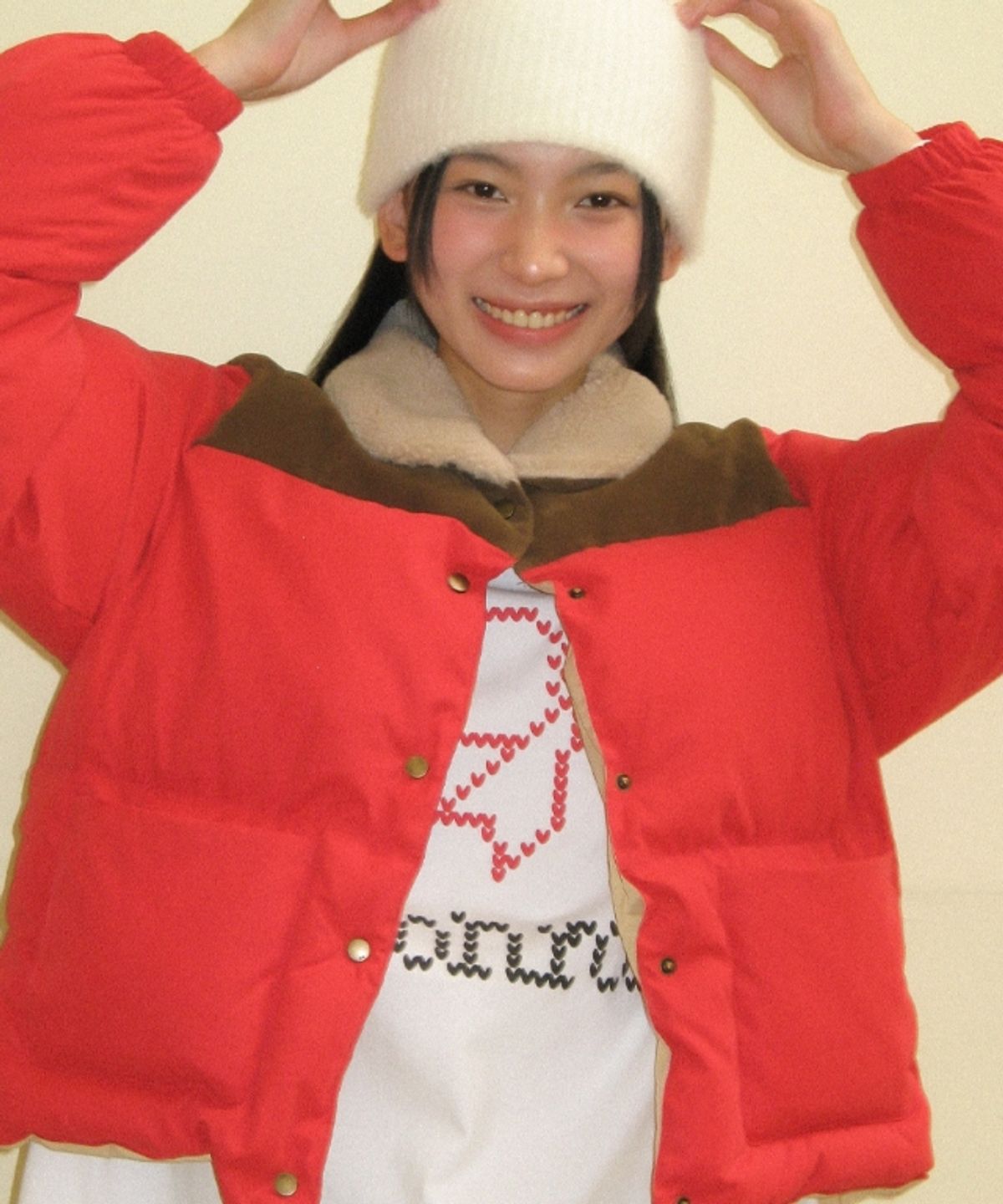론론(RONRON) I RIBBON OVER FIT LONG SLEEVE T SHIRT WHITE