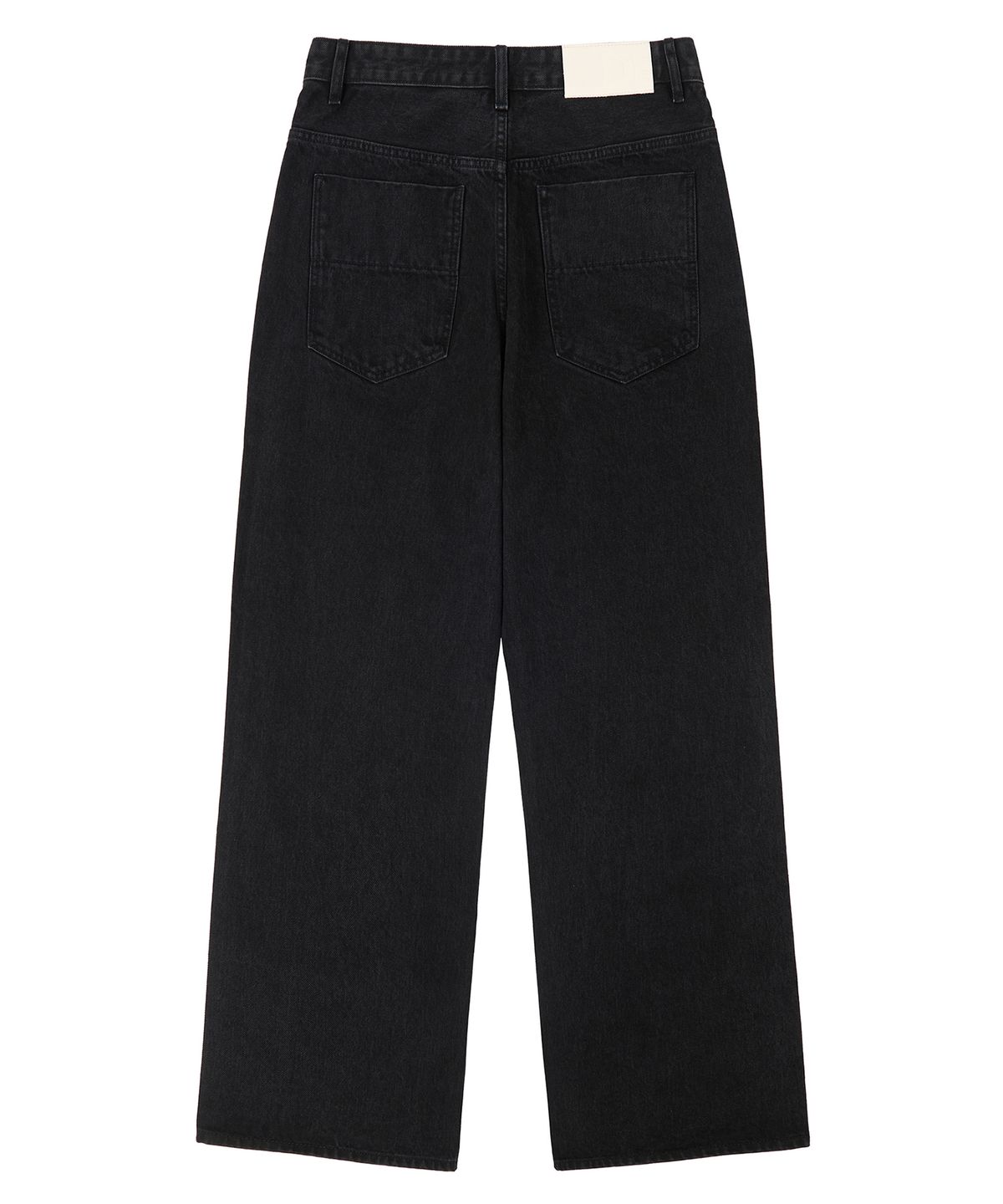 데케트(DECET) [CALIK DENIM]Mid Rise Wide Jeans DCPT027PBlack