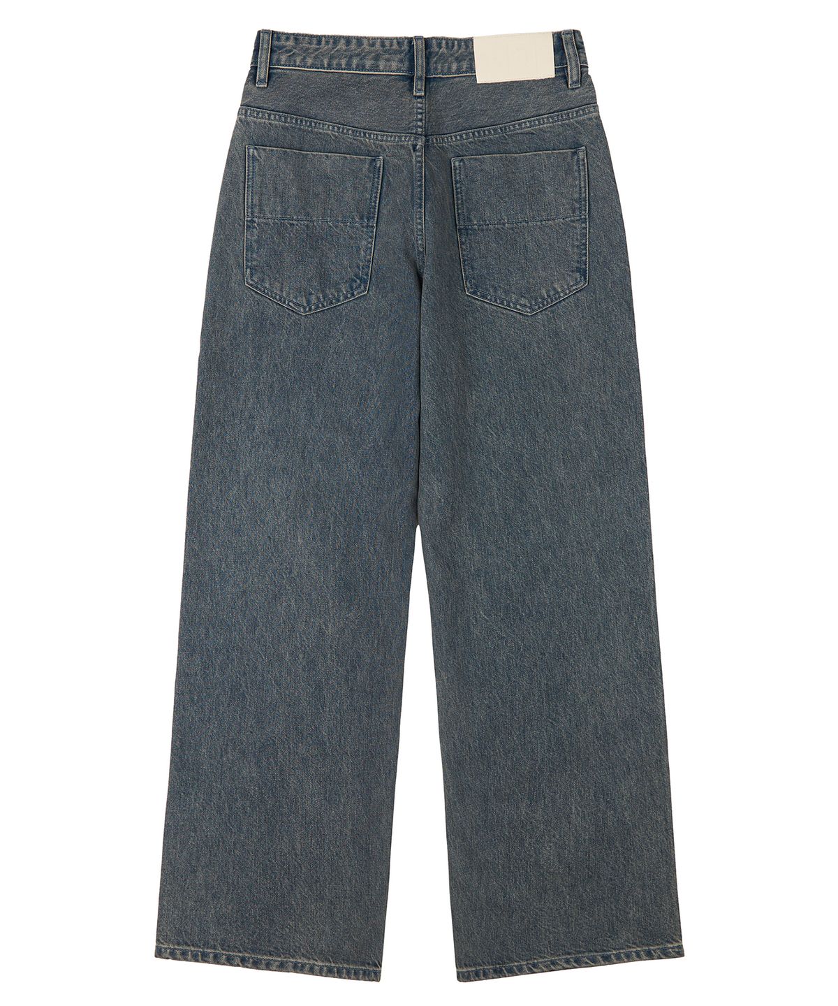 데케트(DECET) [CALIK DENIM]Mid Rise Wide Jeans DCPT027PSTNGRBlue