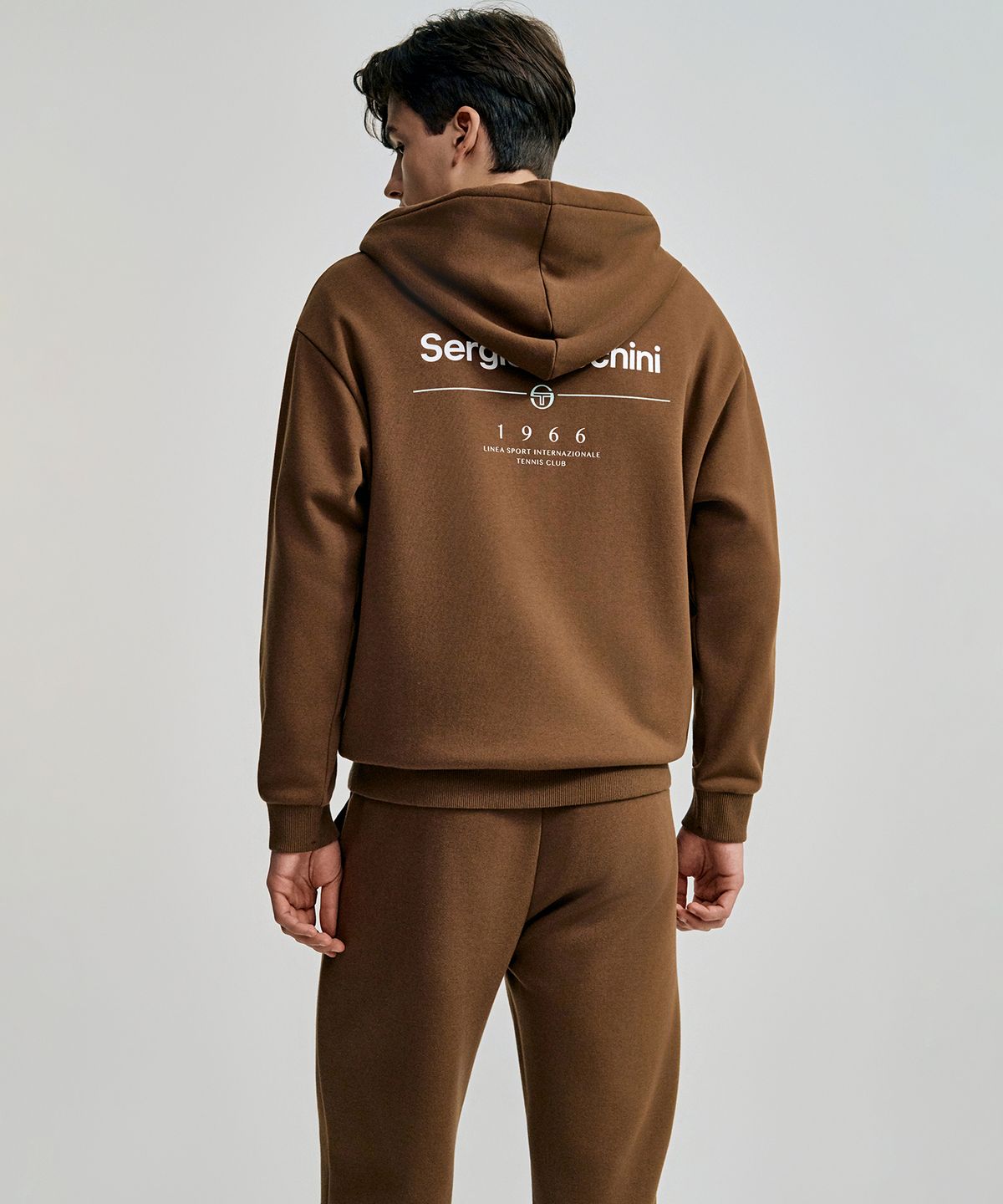 세르지오 타키니(SERGIO TACCHINI) U 데일리 기모 후드 집업 (D.Brown)