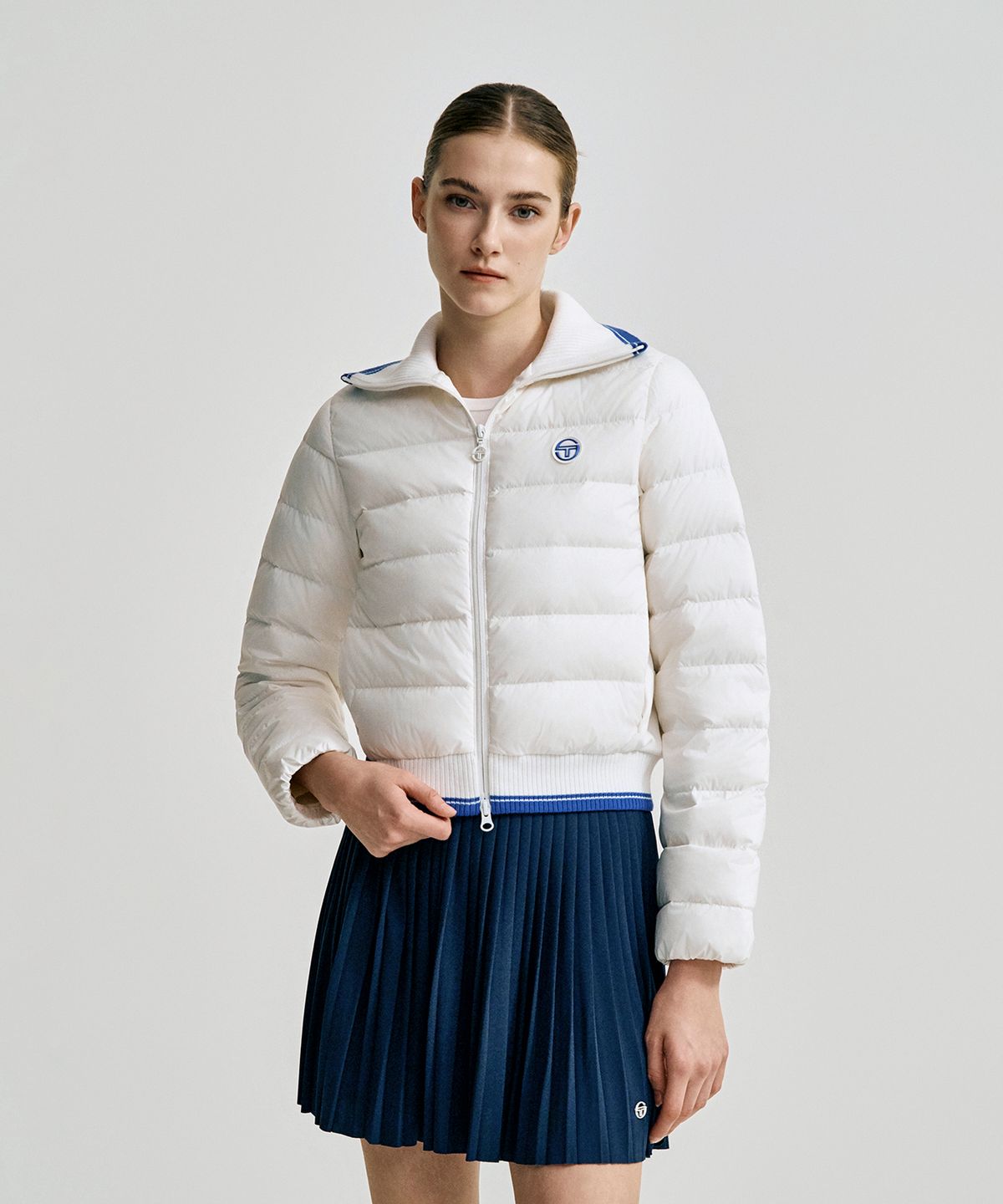 세르지오 타키니(SERGIO TACCHINI) W 쿠쉬웜 크롭 경량다운