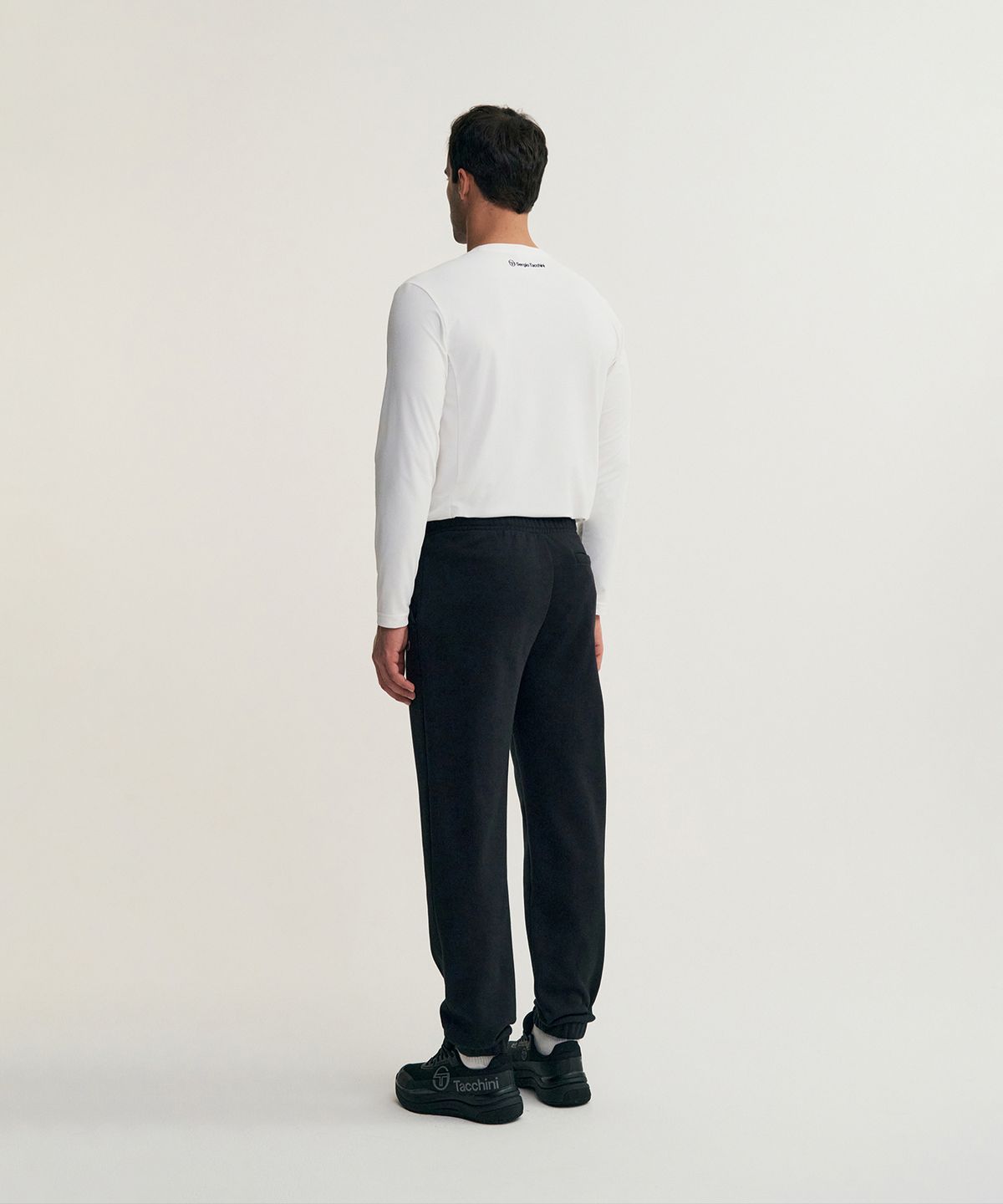 세르지오 타키니(SERGIO TACCHINI) M 데일리 스웻 기모 조거 팬츠 (Black)