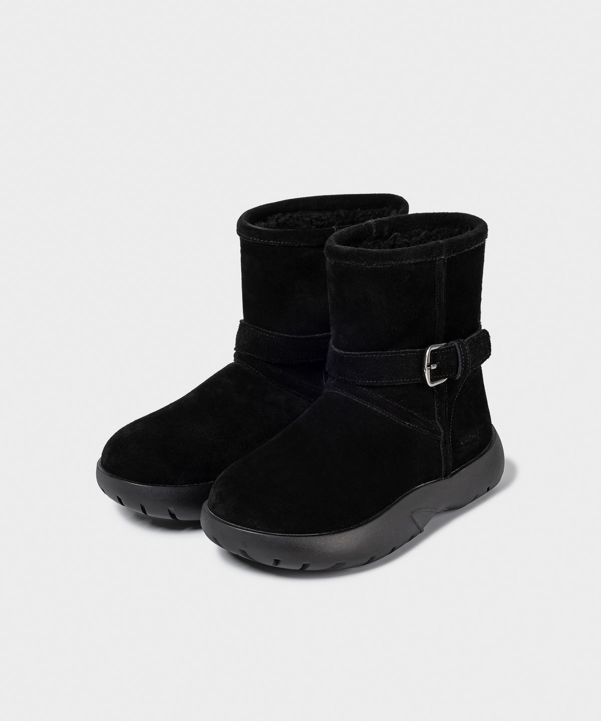 기호(KHIHO) BOUCLE BUCKLE WINTER BOOTS 2color