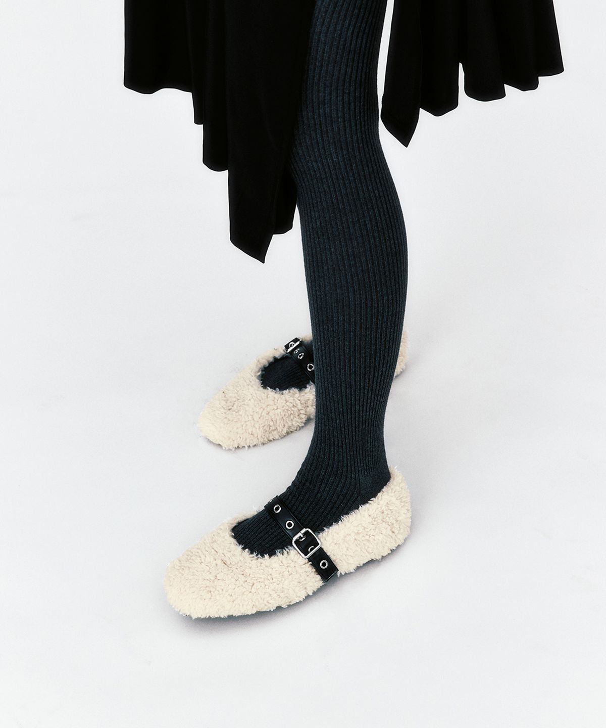 기호(KHIHO) BOUCLE BALLERINA FLAT / 2 COLORS