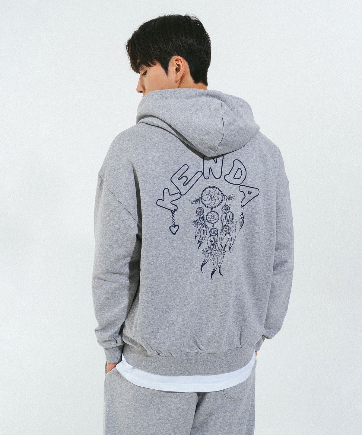켄다(KENDA) DREAMCATCHER HOOD ZIP-UP (MELANGE)