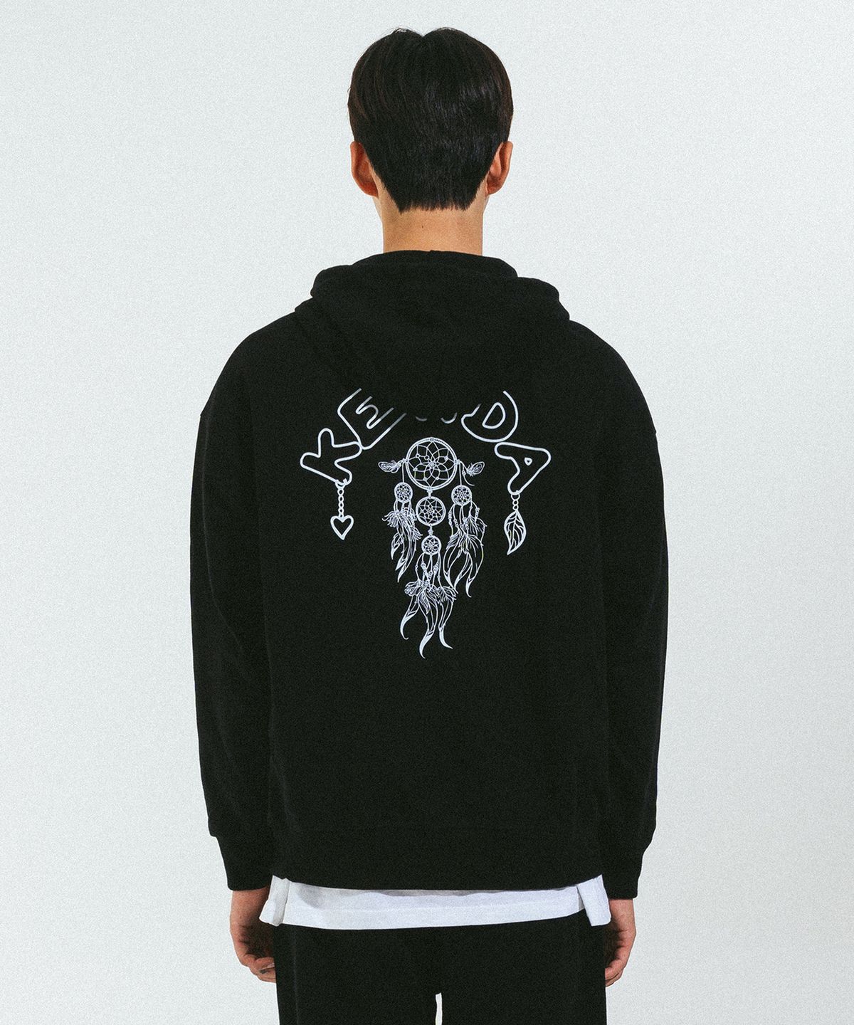 켄다(KENDA) DREAMCATCHER HOOD ZIP-UP (BLACK)