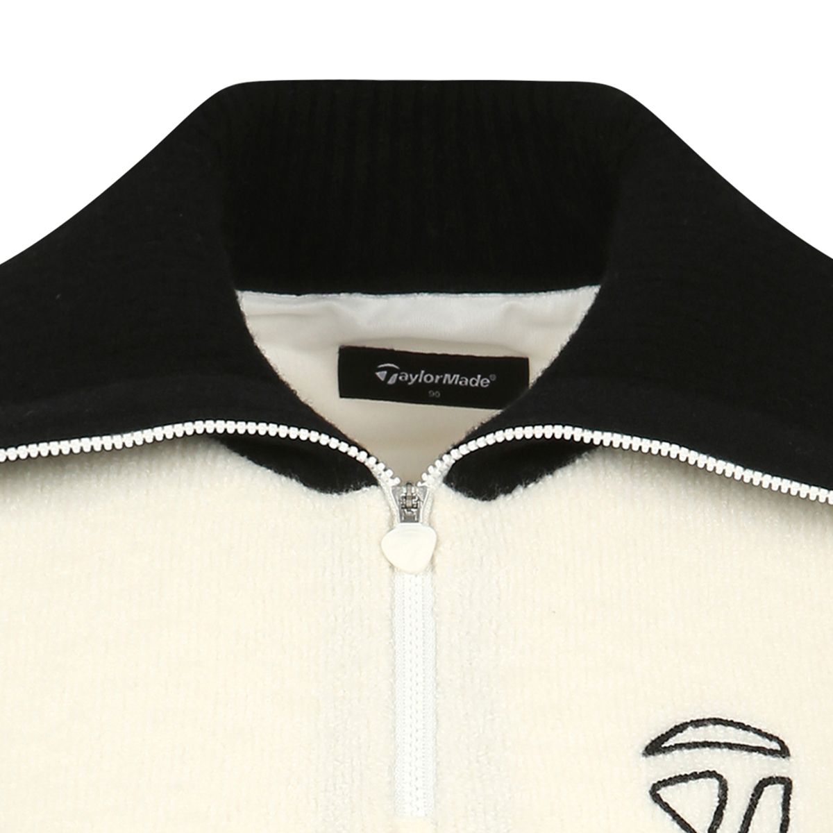 테일러메이드 어패럴(TAYLORMADE APPAREL) [메리노울 에디션]여성 방풍 패턴물 카라 니트 TSN-81HG22-101