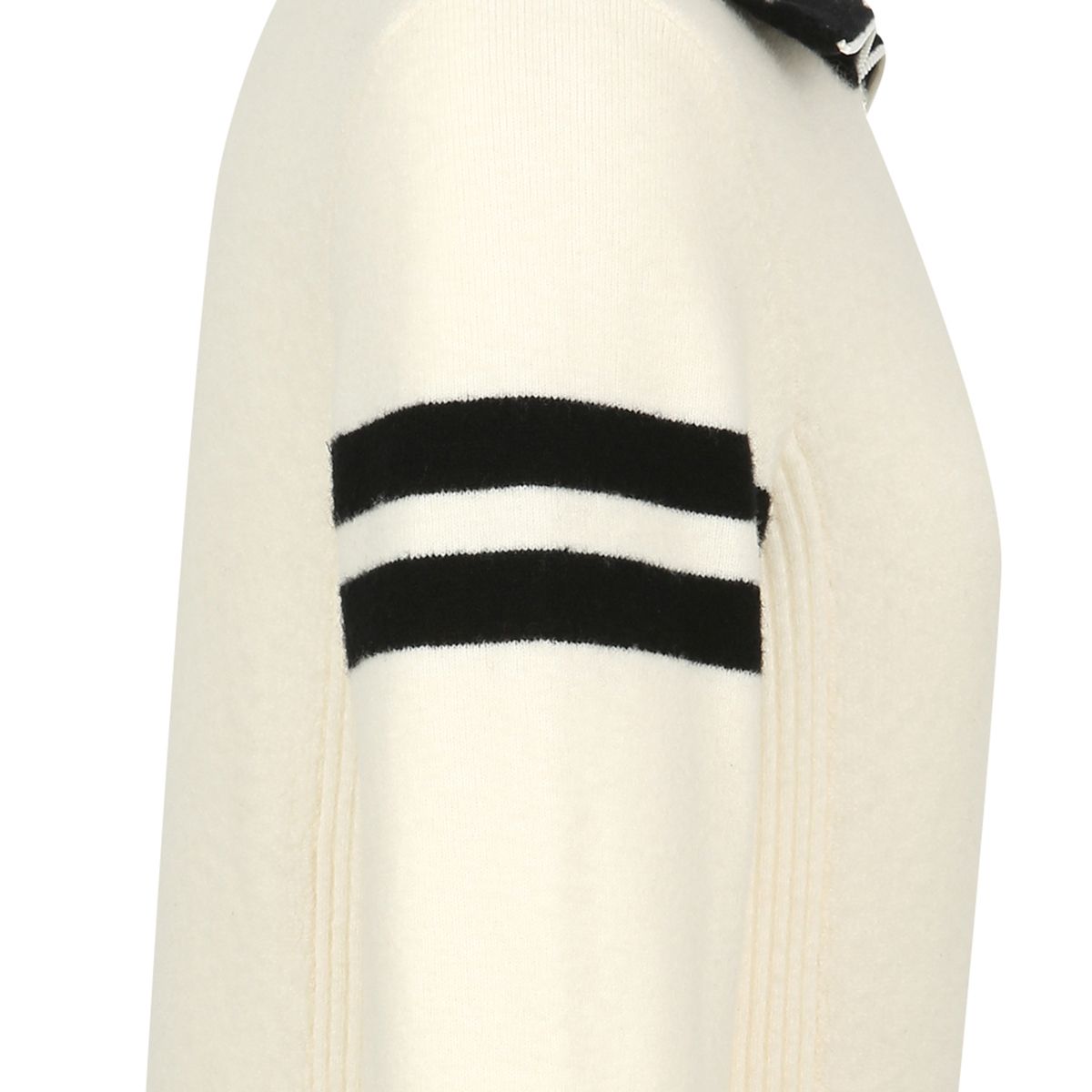 테일러메이드 어패럴(TAYLORMADE APPAREL) [메리노울 에디션]여성 방풍 패턴물 카라 니트 TSN-81HG22-101