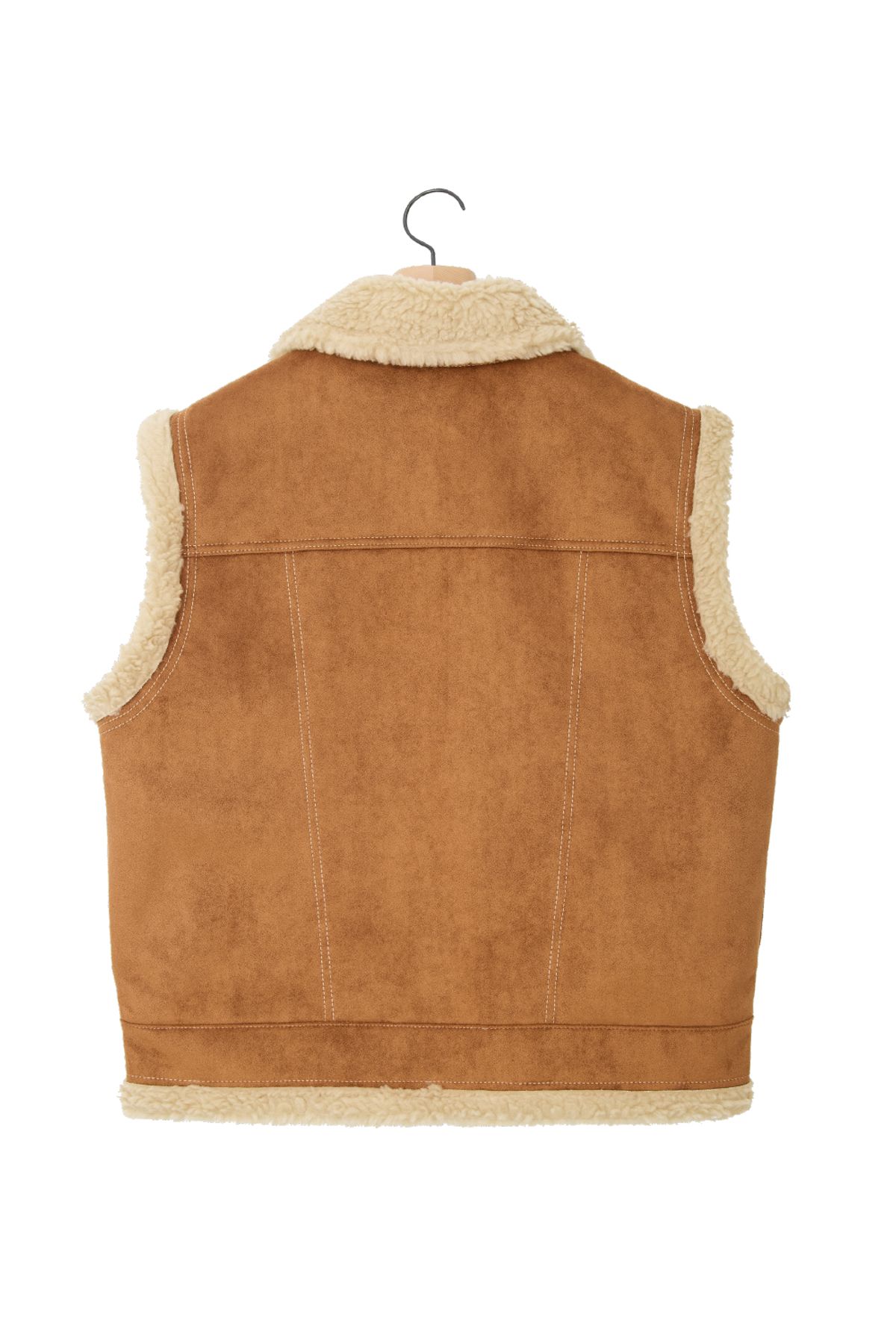 노앙(NOHANT) WESTERN MOUTON VEST CAMEL