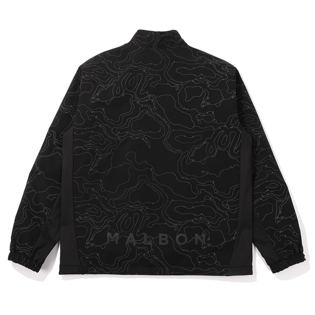 말본 골프(MALBON GOLF) 리플렉티브 프린트 패딩 자켓 BLACK (MAN)