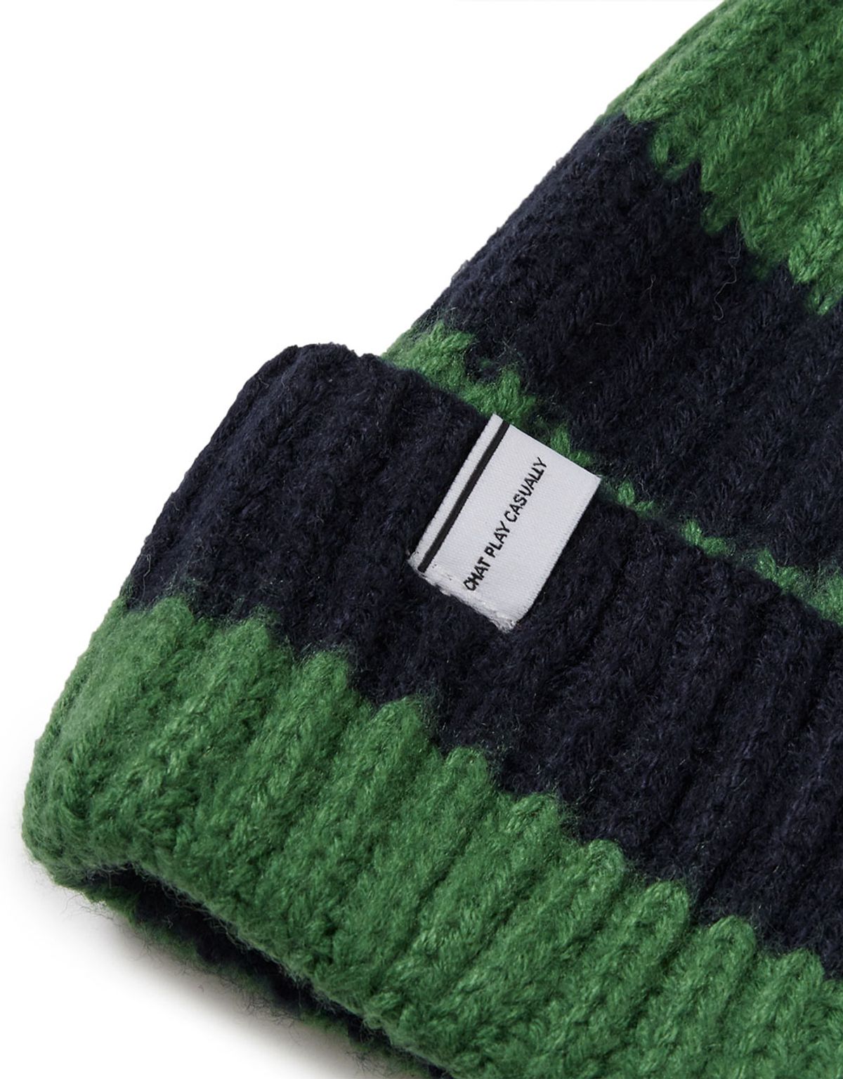 엠엠엘지(MMLG) [Mmlg] MM STRIPE KNIT HAT (GREEN)