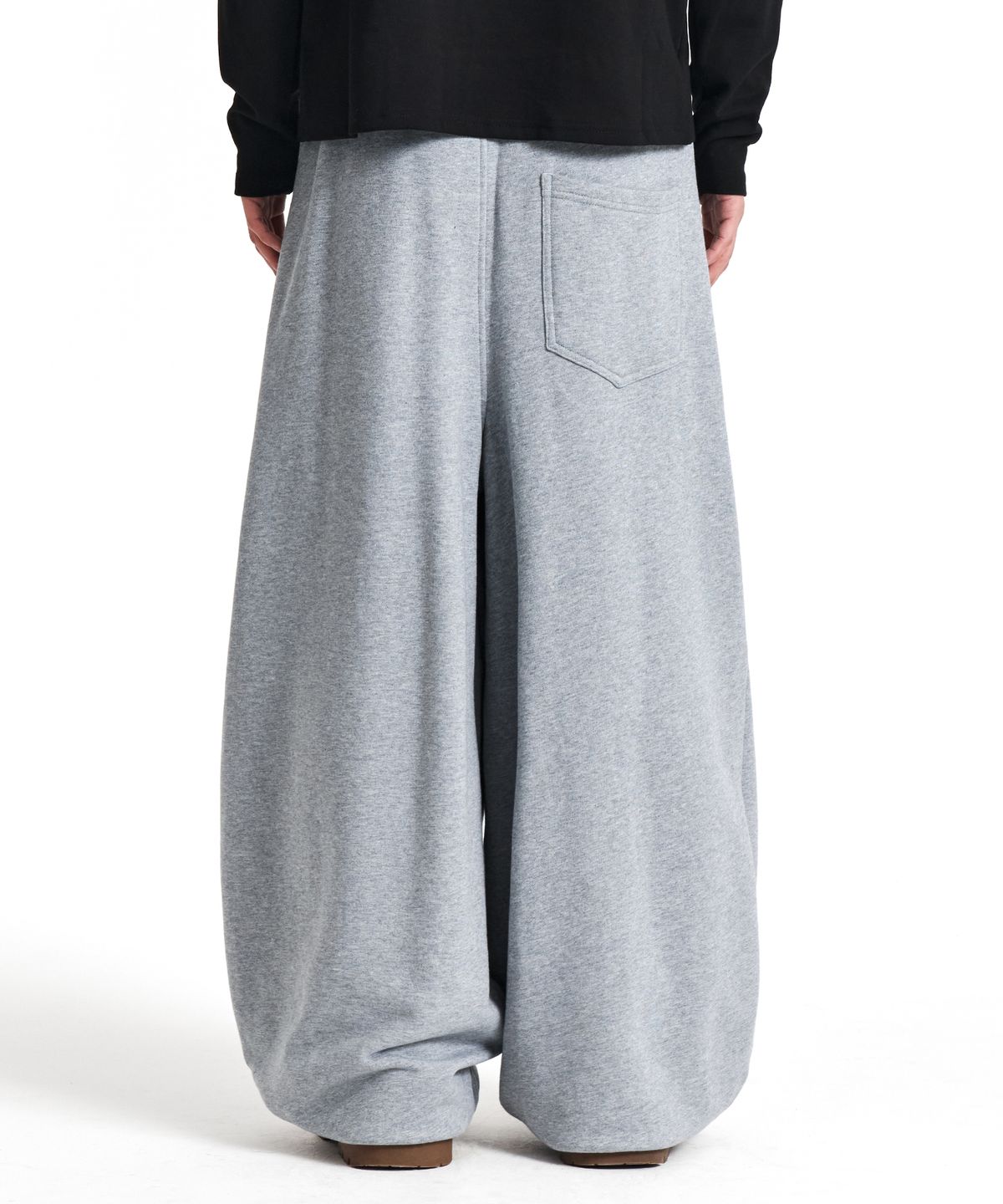기철(KICHUL) EASIER BALLOON SWEAT PANTS (MELANGE GREY)