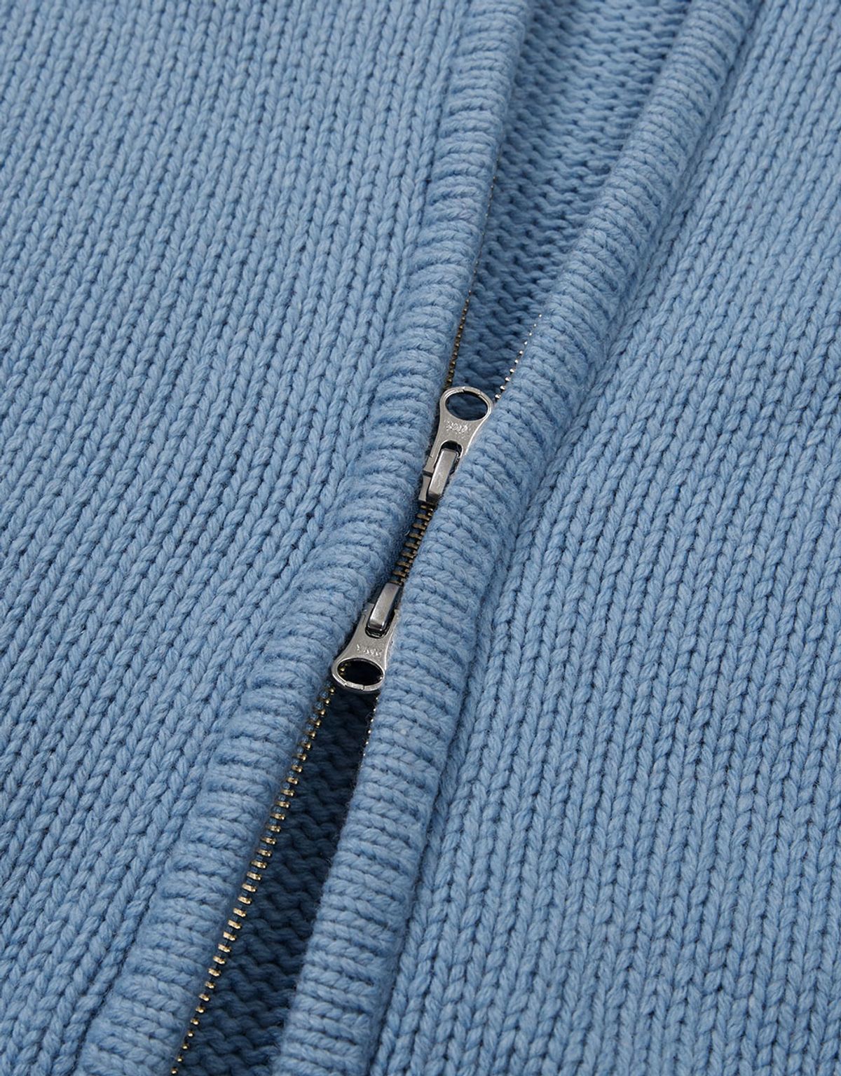 엠엠엘지(MMLG) [Mmlg] PLAYER KNIT JACKET (BLUE)