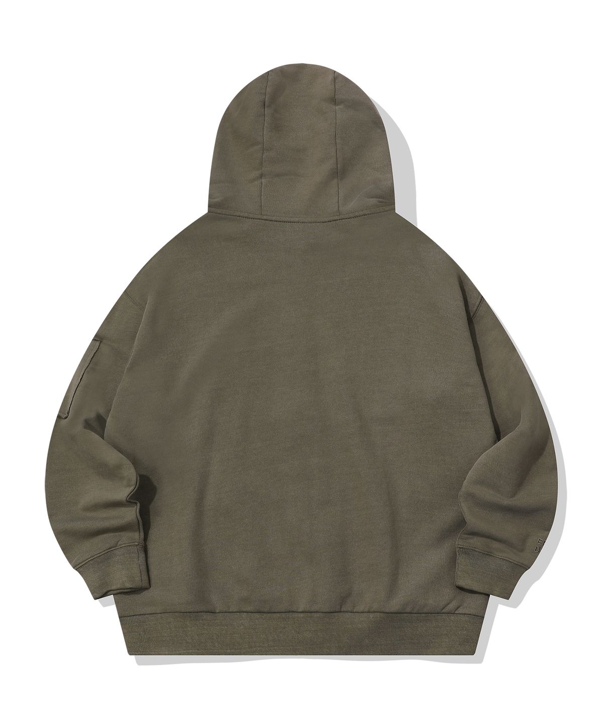 에피소드 언타이틀(EPISODE UNTITLED) SYMBOL MATCH PIGMENT ZIP-UP HOODIE_KHAKI