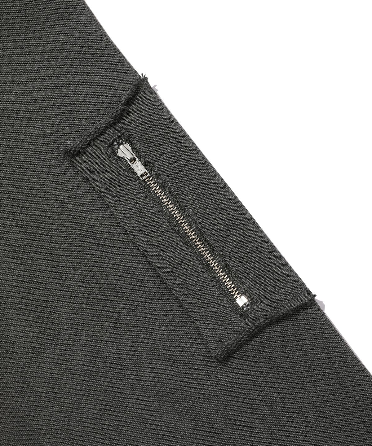 에피소드 언타이틀(EPISODE UNTITLED) SYMBOL MATCH PIGMENT ZIP-UP HOODIE_CHARCOAL