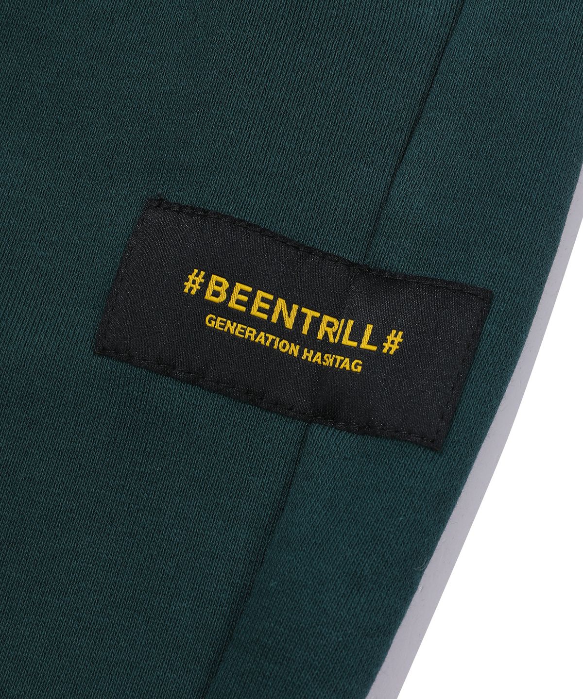 빈트릴(BEENTRILL) 에센셜 원턱 스웻 팬츠(그린)
