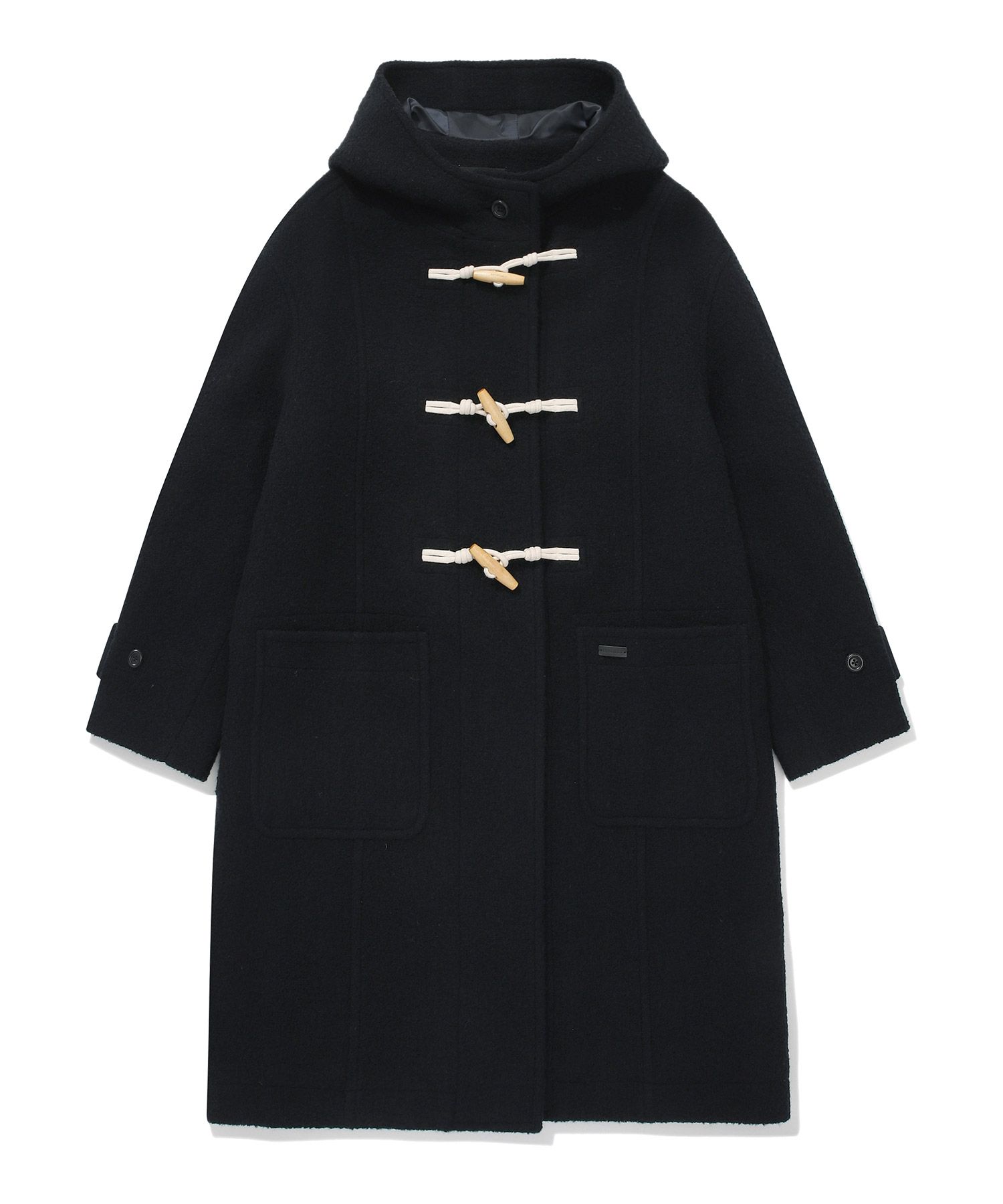 MUSINSA公式 | COVERNAT WOMAN ウィメンズロングダッフルコートネイビー