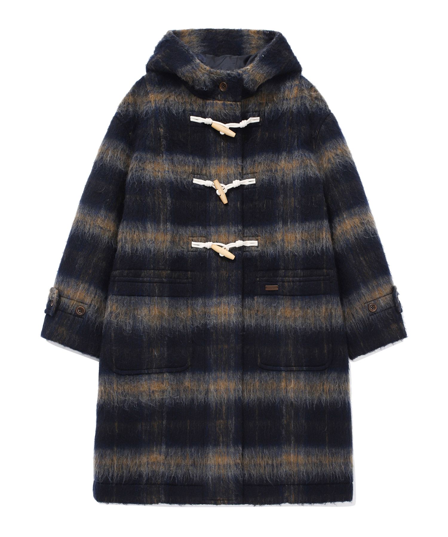 MUSINSA公式 | COVERNAT WOMAN ウィメンズロングダッフルコートチェック