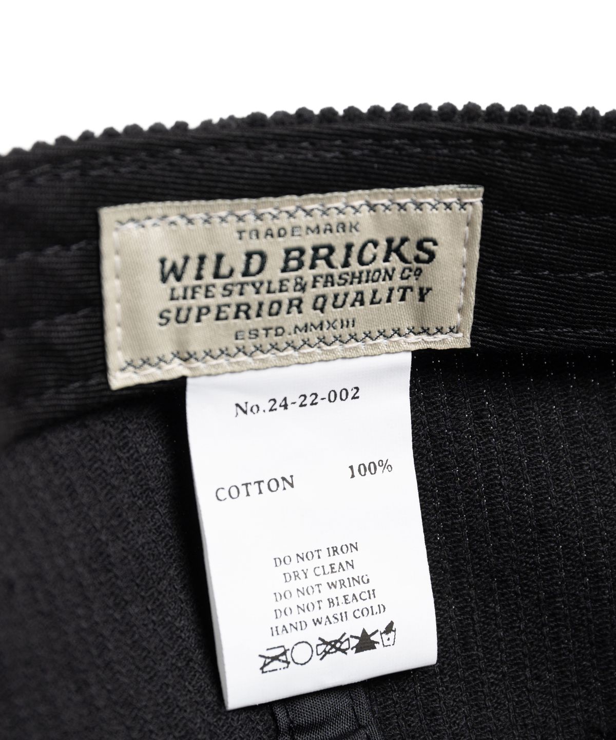 와일드 브릭스(WILD BRICKS) CD BOOKSHOP CAMP CAP (black)