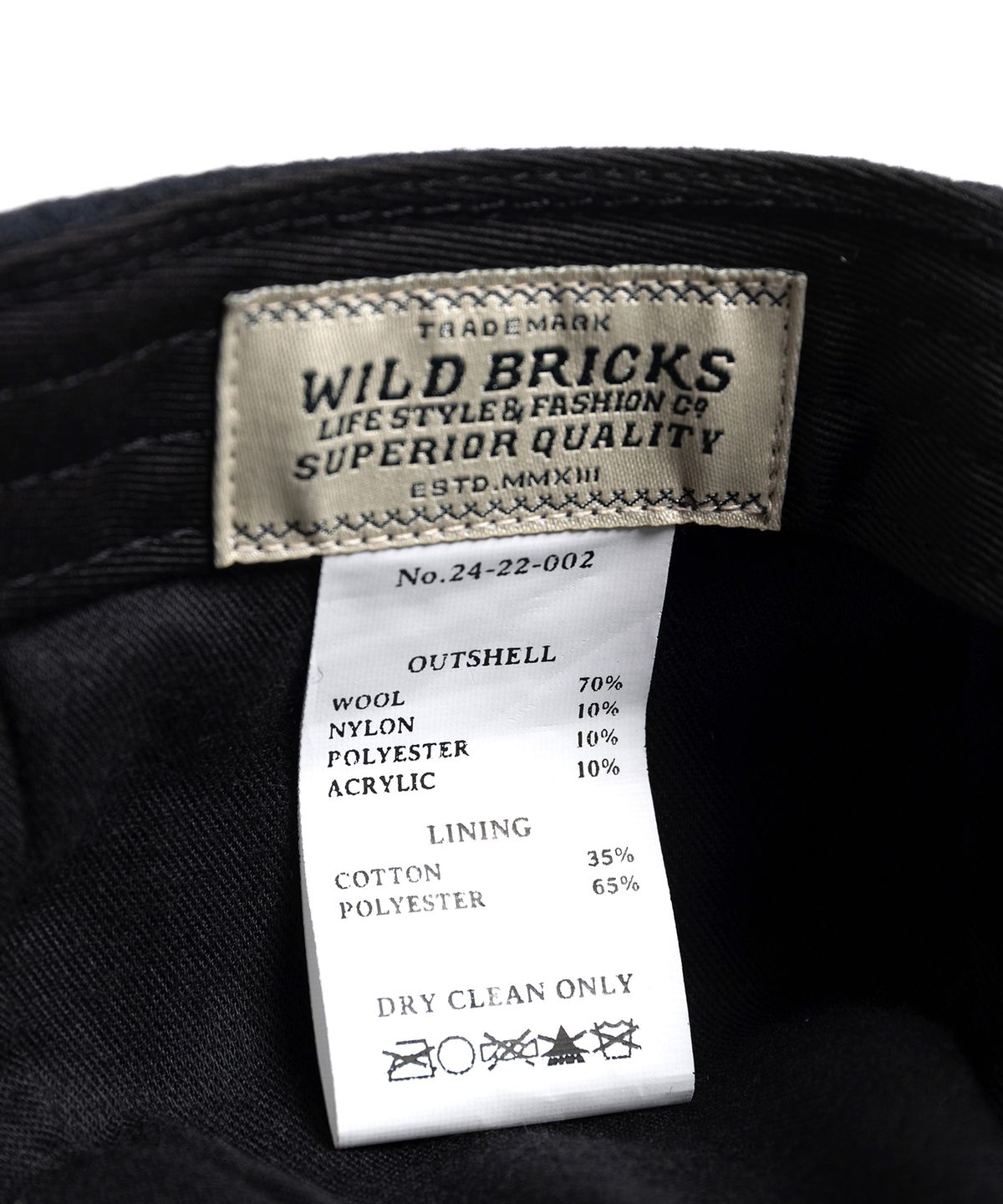 와일드 브릭스(WILD BRICKS) MELTON WOOL HUNTING CAP (navy)