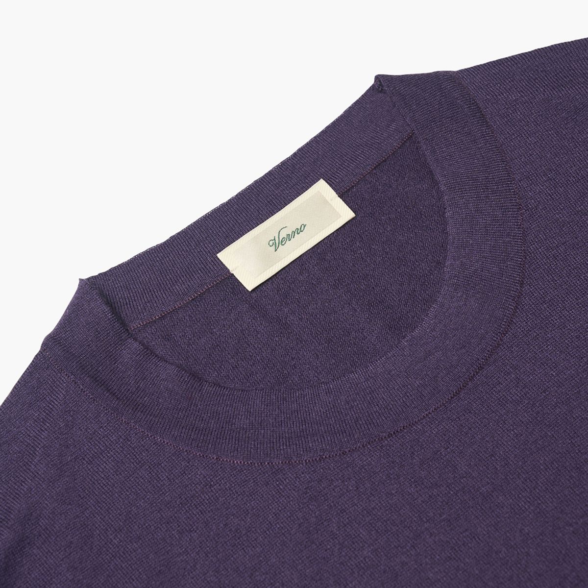 베르노(VERNO) 24FW Round-neck Knit Violet
