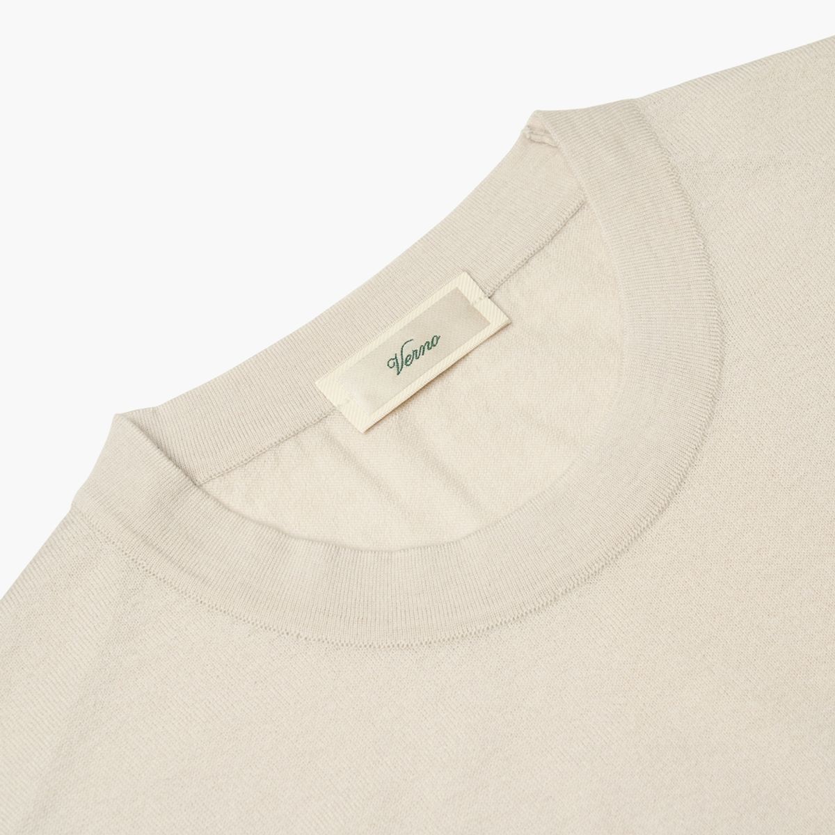 베르노(VERNO) 24FW Round-neck Knit Whisky