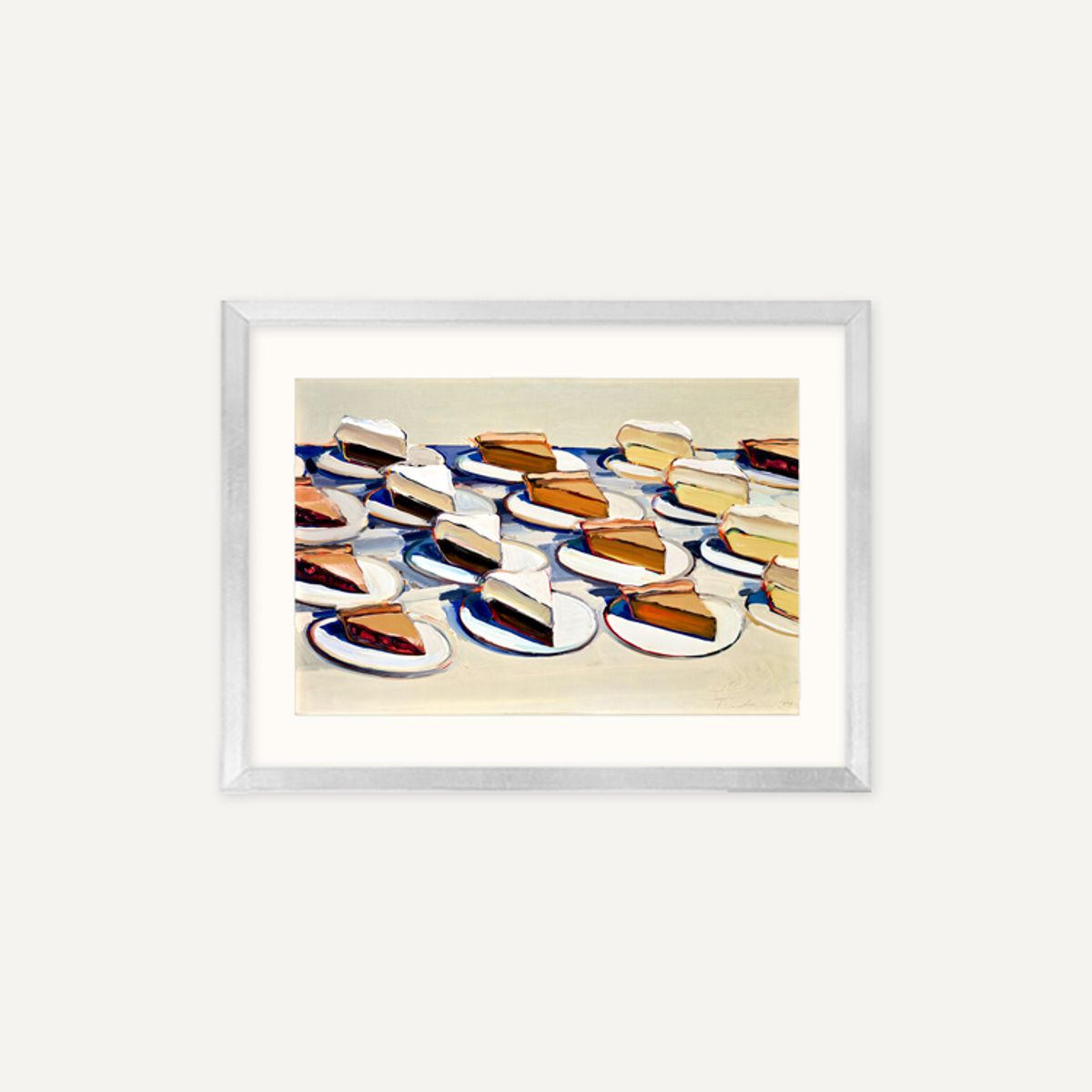 그릿시즌(GREET SEASON) 웨인 티보 Pies, Pies, Pies, 1961 (액자 포함)