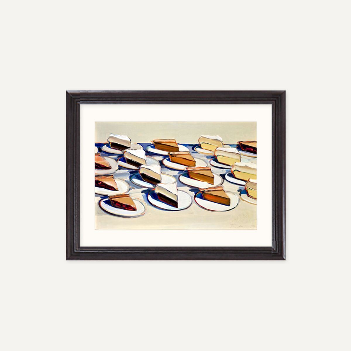 그릿시즌(GREET SEASON) 웨인 티보 Pies, Pies, Pies, 1961 (액자 포함)