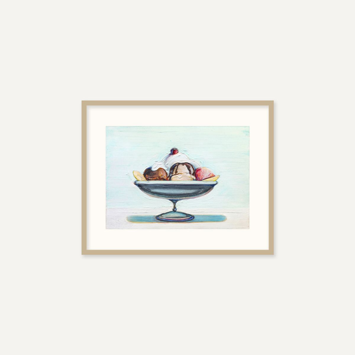 그릿시즌(GREET SEASON) 웨인 티보 Untitled(Banana Split), 1980 (액자 포함)