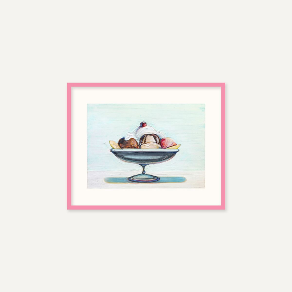 그릿시즌(GREET SEASON) 웨인 티보 Untitled(Banana Split), 1980 (액자 포함)