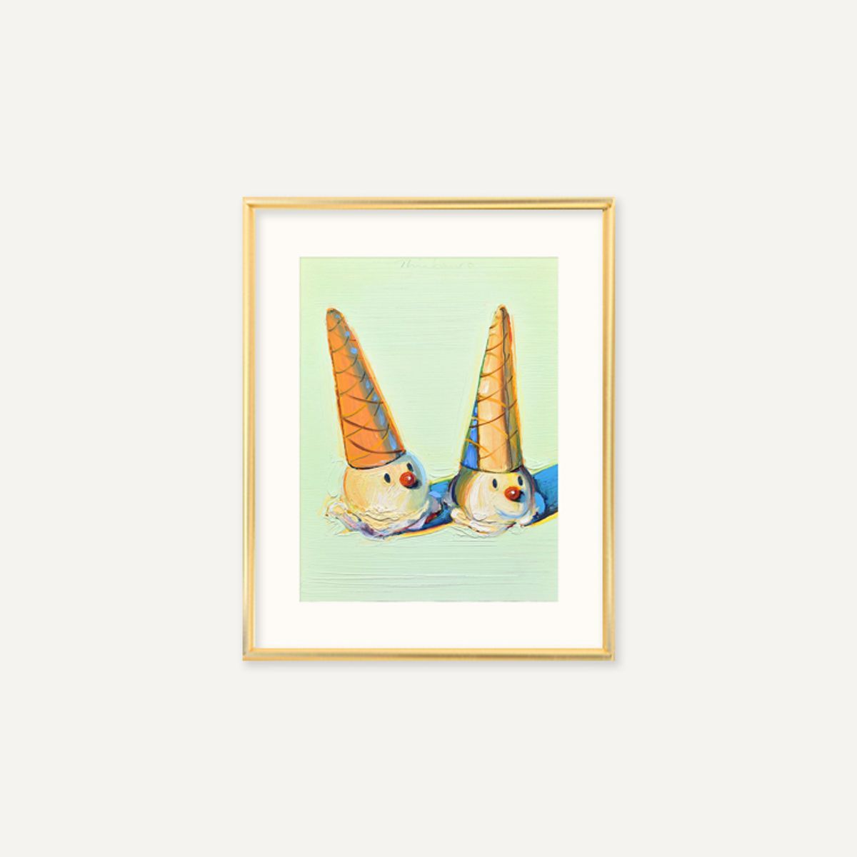 그릿시즌(GREET SEASON) 웨인 티보 Jolly Cones, 2002 (액자 포함)