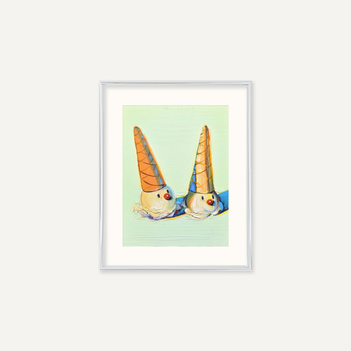 그릿시즌(GREET SEASON) 웨인 티보 Jolly Cones, 2002 (액자 포함)