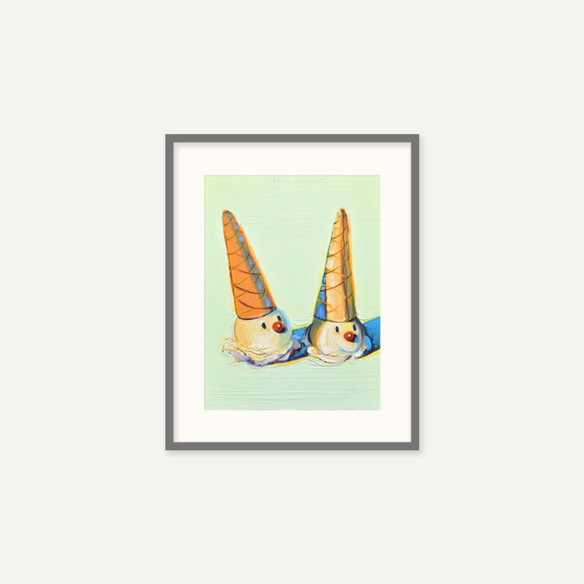 그릿시즌(GREET SEASON) 웨인 티보 Jolly Cones, 2002 (액자 포함)