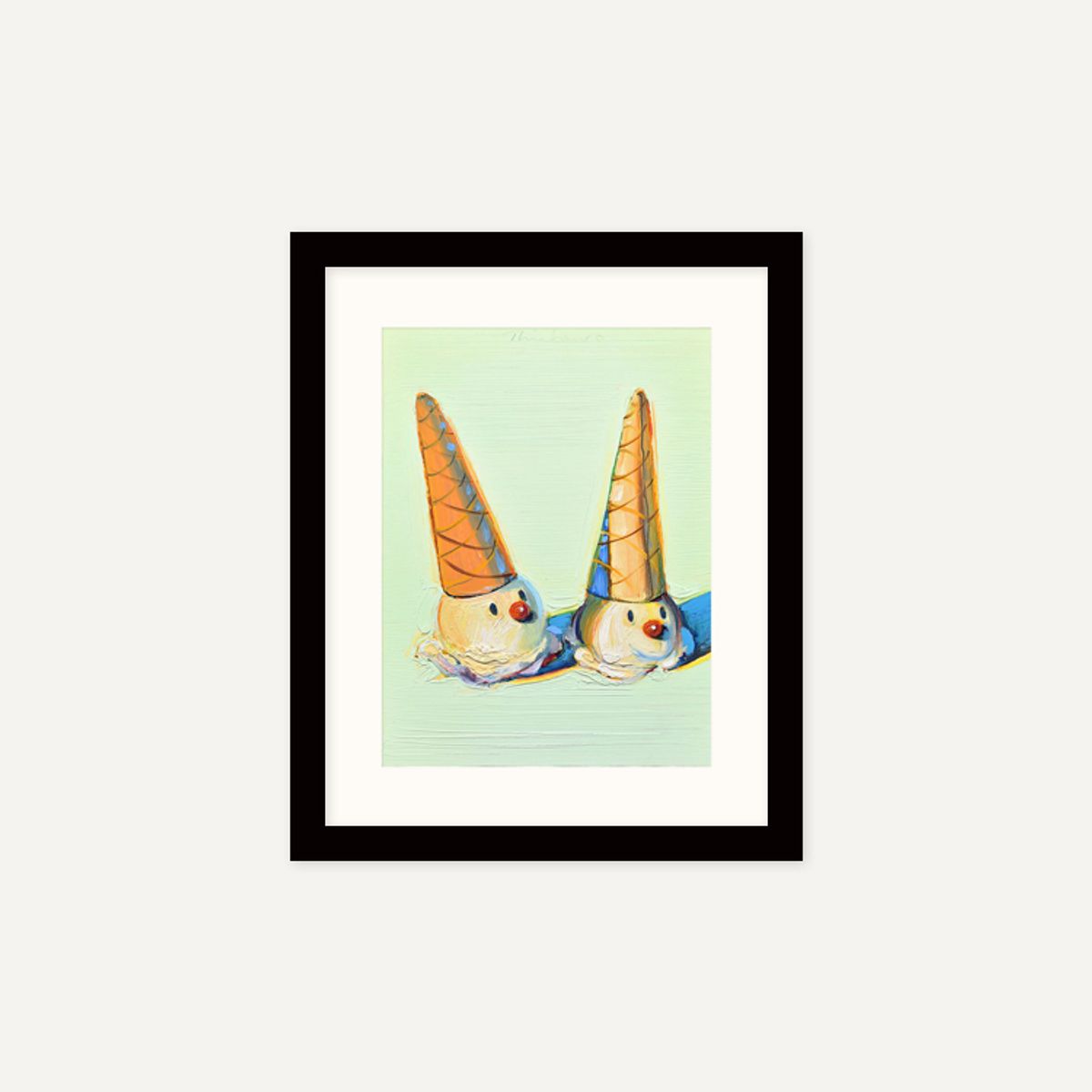 그릿시즌(GREET SEASON) 웨인 티보 Jolly Cones, 2002 (액자 포함)