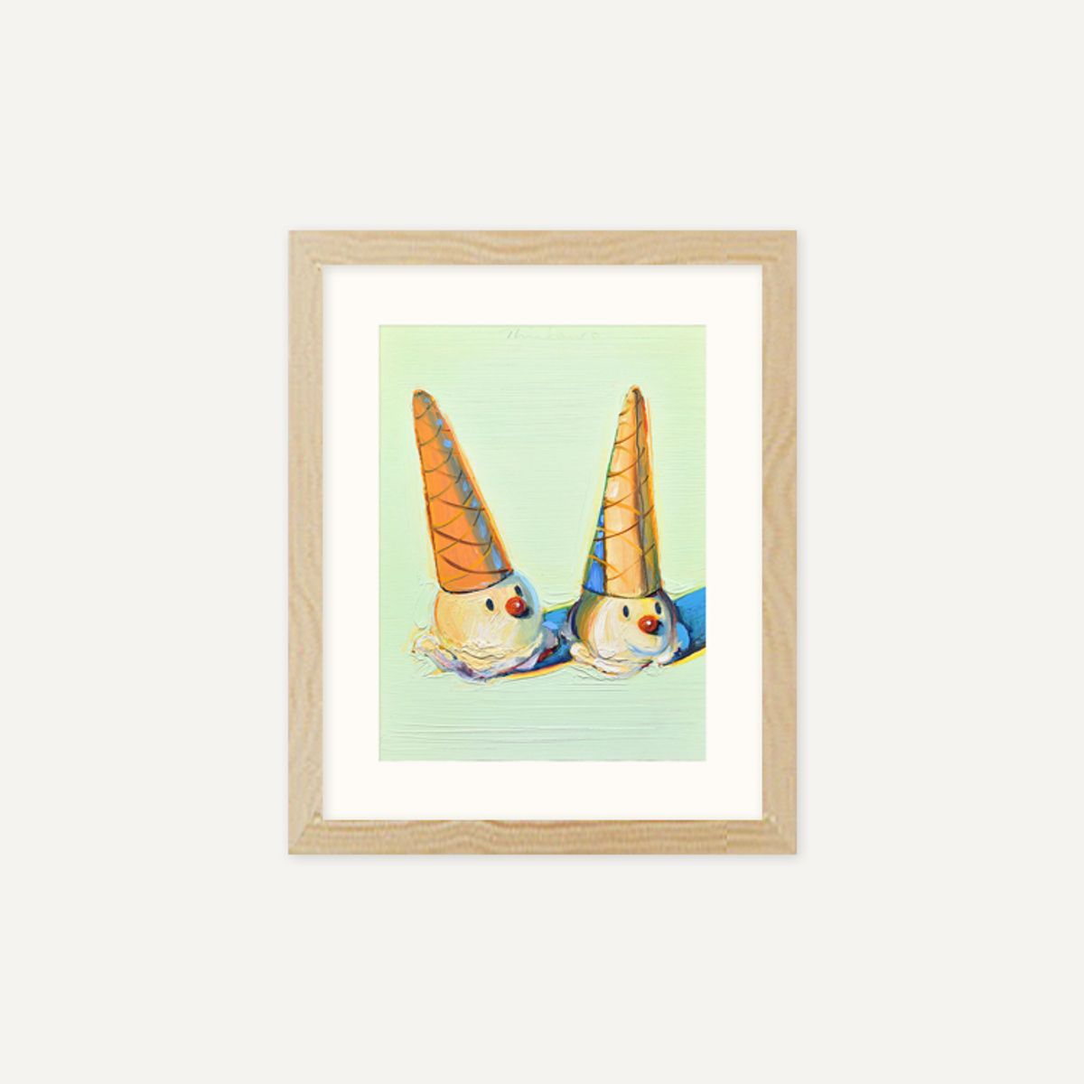 그릿시즌(GREET SEASON) 웨인 티보 Jolly Cones, 2002 (액자 포함)