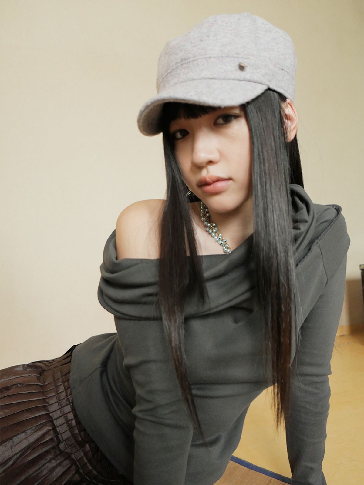 콜로신스(COLOCYNTH) Classic Neutral Cap Lavender Gray