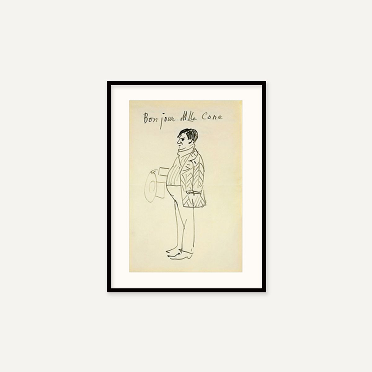 그릿시즌(GREET SEASON) 파블로 피카소 Self-Portrait (Bonjour Mlle Cone), 1907 (액자 포함)