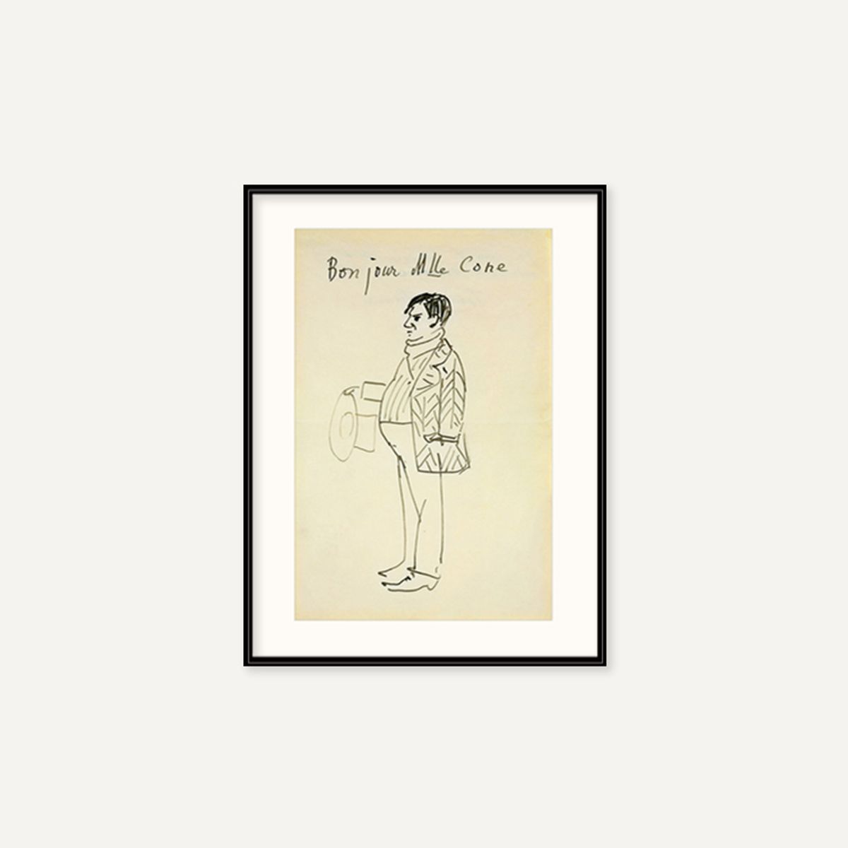 그릿시즌(GREET SEASON) 파블로 피카소 Self-Portrait (Bonjour Mlle Cone), 1907 (액자 포함)